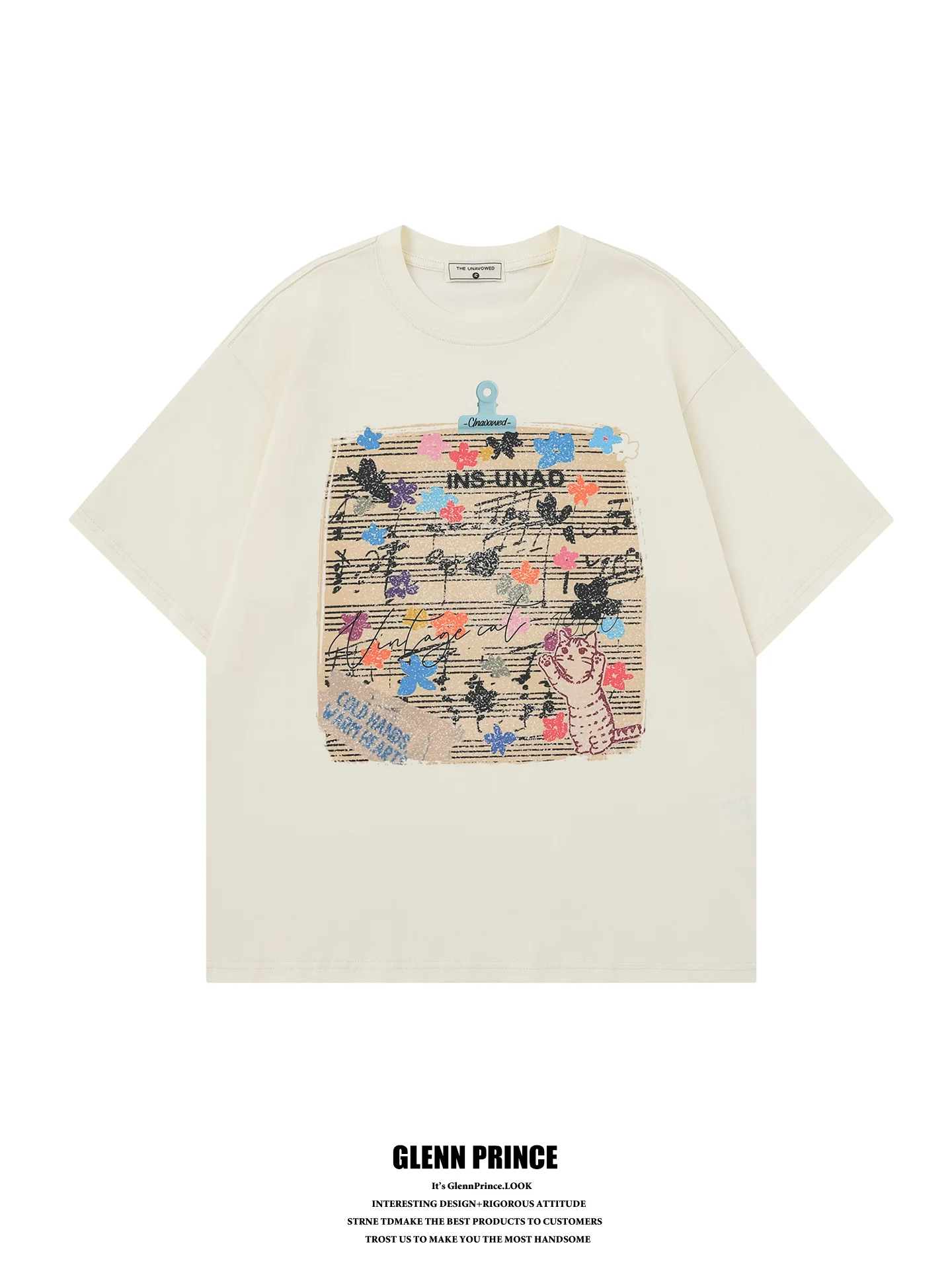 GPstudio Lazy Chic Graffiti Print Short Sleeve Cotton T-Shirt Men's Summer Design Casual Loose Fit round Neck Top
GPstudio Lazy Chic Graffiti Print Short Sleeve Cotton T-Shirt Men's Summer Design Casual Loose Fit round Neck Top
