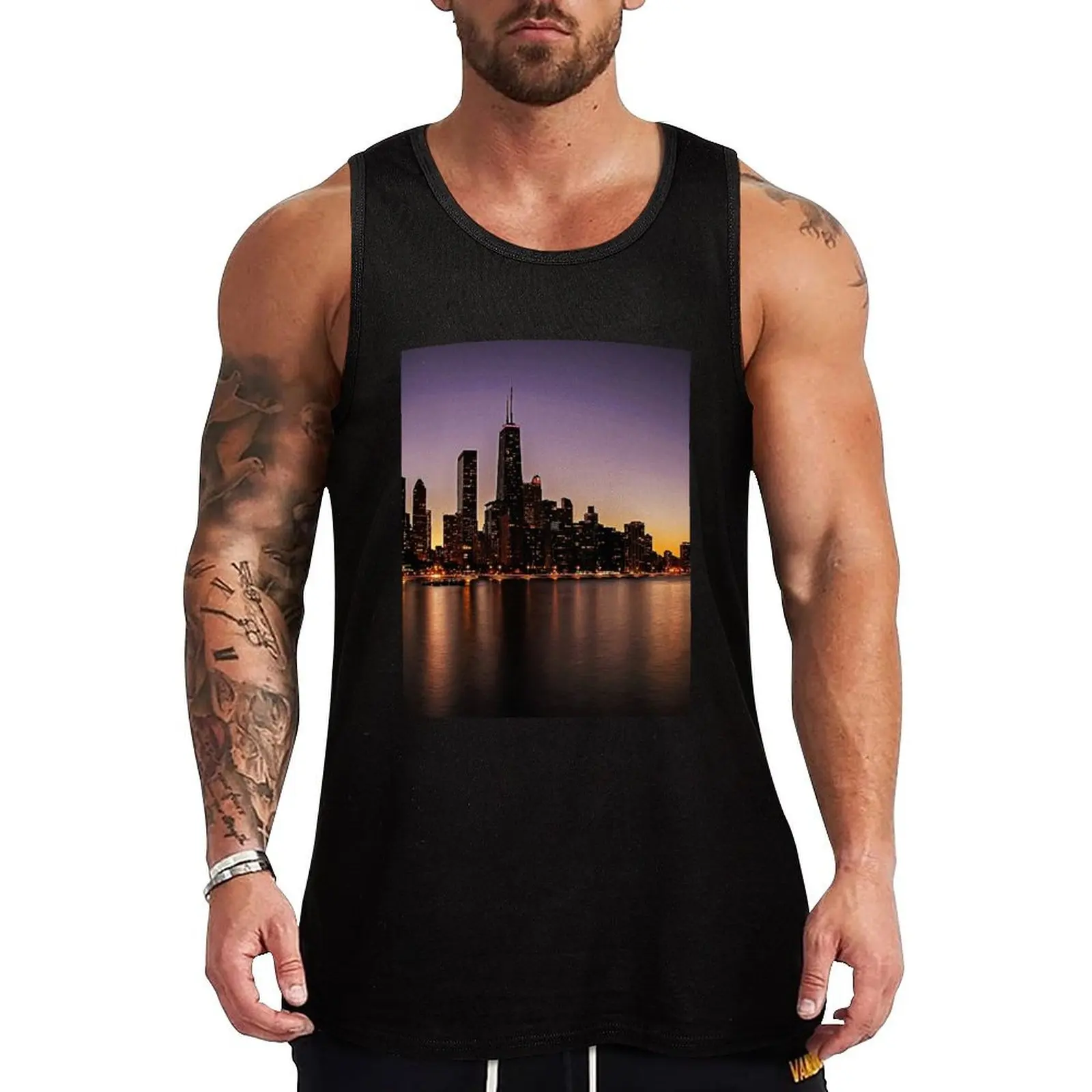 Chicago lights on Michigan lake Tank Top Summer Sleeveless Tank Top Casual Loose Beach Wear
Chicago lights on Michigan lake Tank Top Summer Sleeveless Tank Top Casual Loose Beach Wear