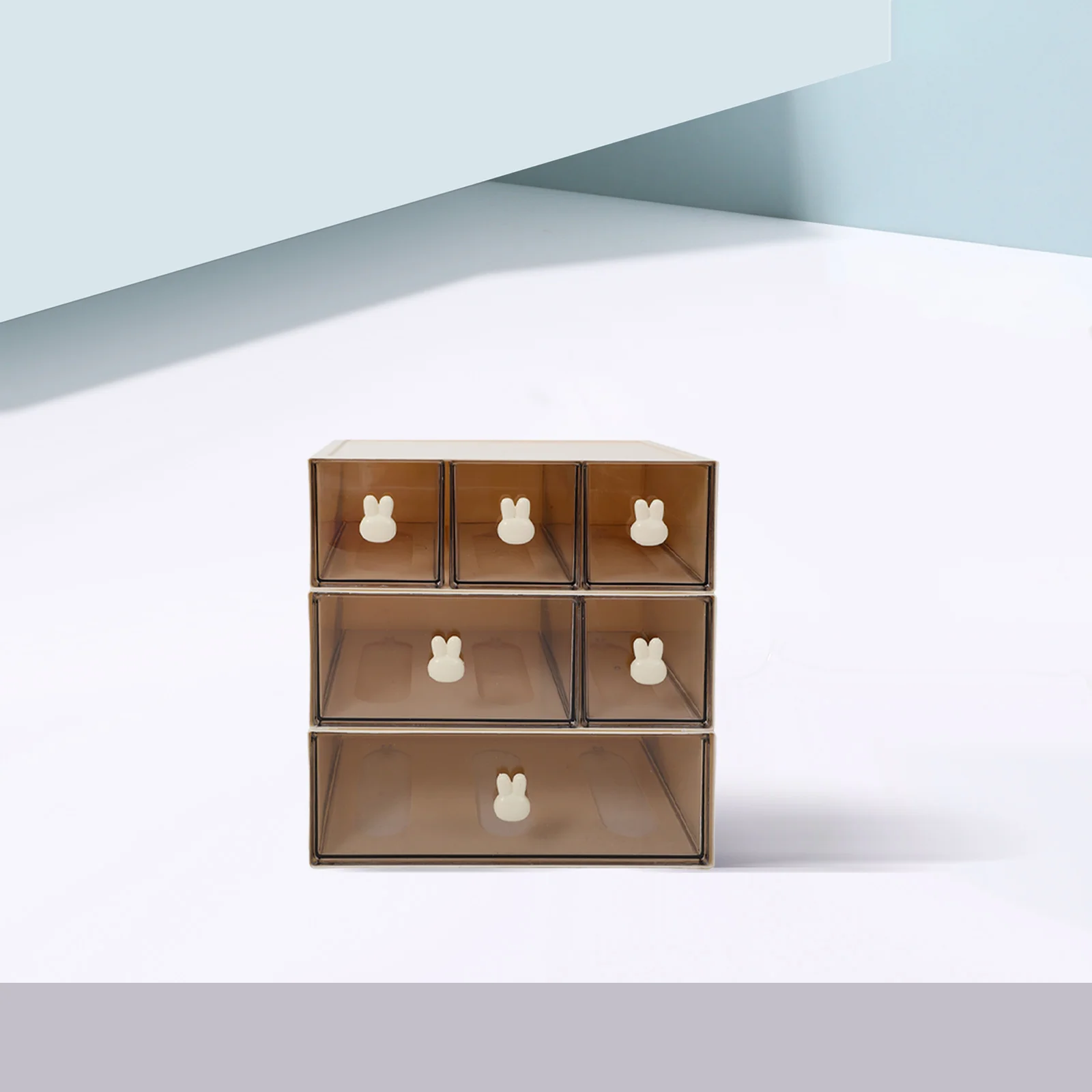1 set Three Layer Storage Box Stackable Desk Organizer for Makeup Office Supplies Cosmetics Jewelry sundry Beige Height
1 set Three Layer Storage Box Stackable Desk Organizer for Makeup Office Supplies Cosmetics Jewelry sundry Beige Height