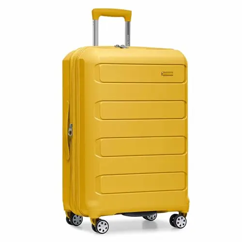 Чемодан Traveler's Choice Pagosa Indestructible Hardshell Expandable Spinner, желтый, 26 дюймов, средний размер
Чемодан Traveler's Choice Pagosa Indestructible Hardshell Expandable Spinner, желтый, 26 дюймов, средний размер