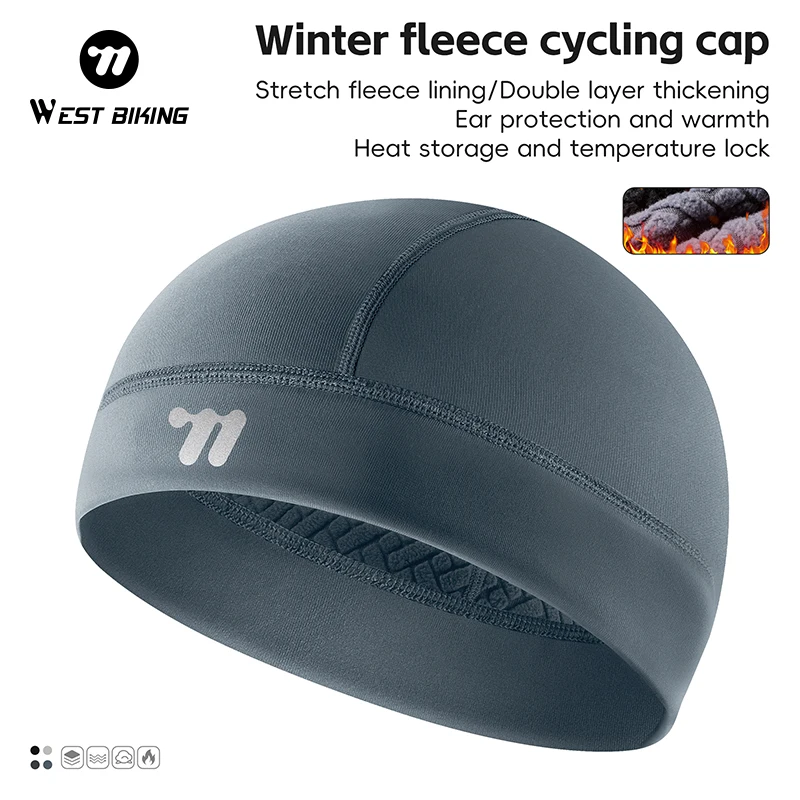 WEST BIKING Winter Thermal Beanie Cycling Cap Outdoor Under MTB Helmet Liner Fleece Hat Sports Men Bicycle Skiing Hiking Cap
WEST BIKING Winter Thermal Beanie Cycling Cap Outdoor Under MTB Helmet Liner Fleece Hat Sports Men Bicycle Skiing Hiking Cap