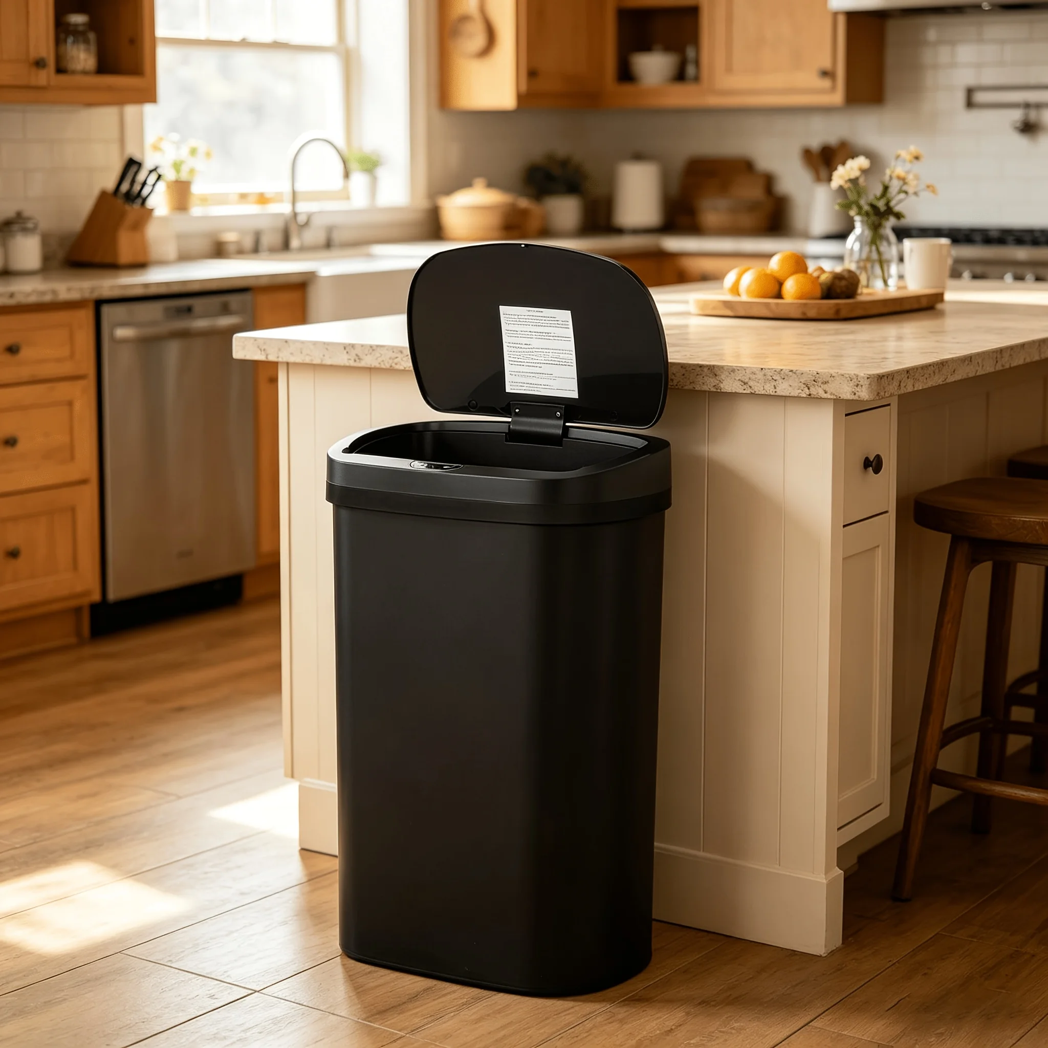 13.21gal Touchless Motion Sensor Trash Bin for Kitchen, Office, Bedroom, And Living Room
13.21gal Touchless Motion Sensor Trash Bin for Kitchen, Office, Bedroom, And Living Room
