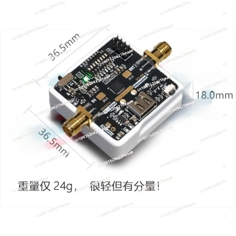 Suitable for 9kHz-6GHz Digital Programmable RF Adjustable Attenuator PE43711 with to Replace PE4302 4G
Suitable for 9kHz-6GHz Digital Programmable RF Adjustable Attenuator PE43711 with to Replace PE4302 4G