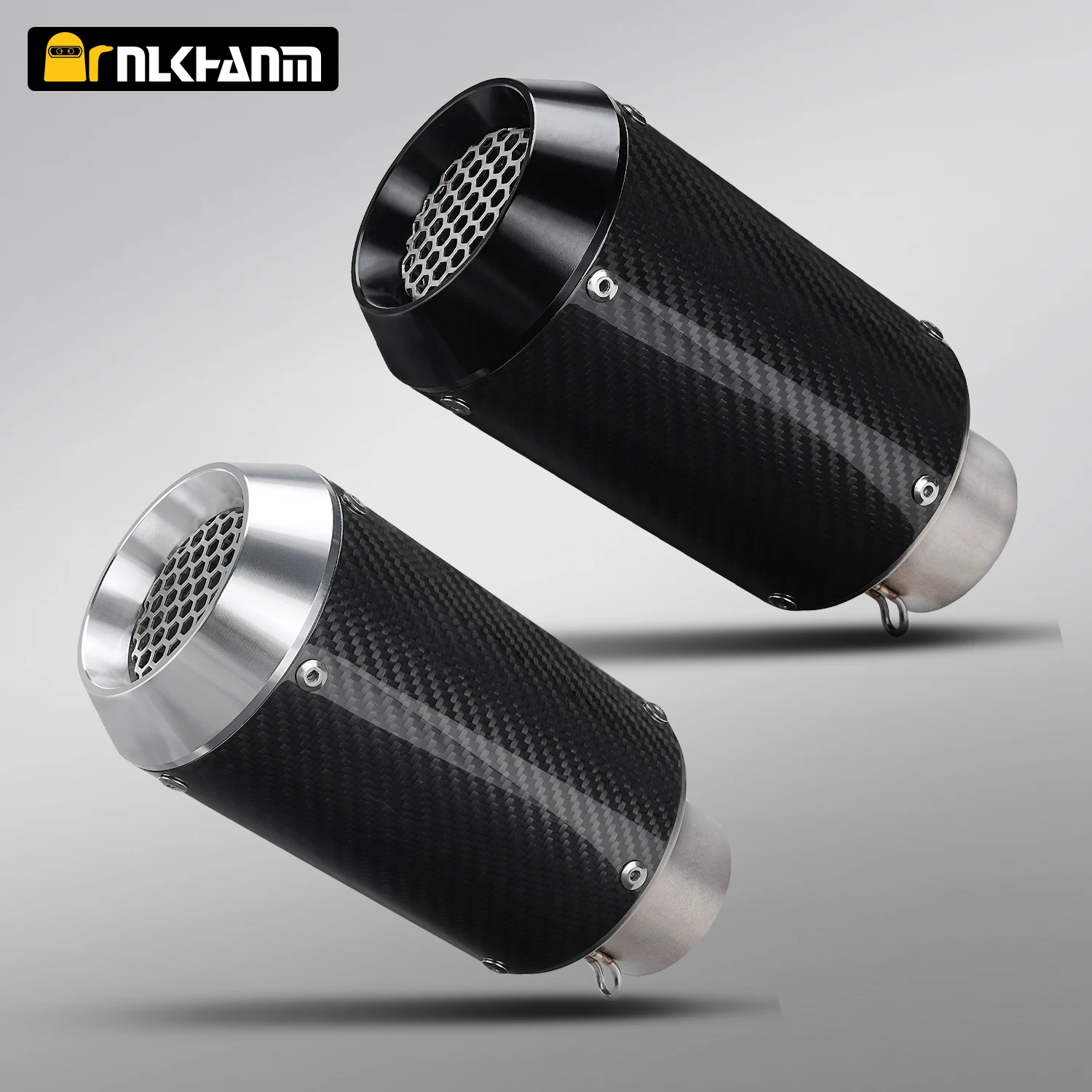 60mm universal motorcycle exhaust modified SC carbon fiber escape muffler for GSXR750 ZX6R R6 R7 S1000RR
60mm universal motorcycle exhaust modified SC carbon fiber escape muffler for GSXR750 ZX6R R6 R7 S1000RR