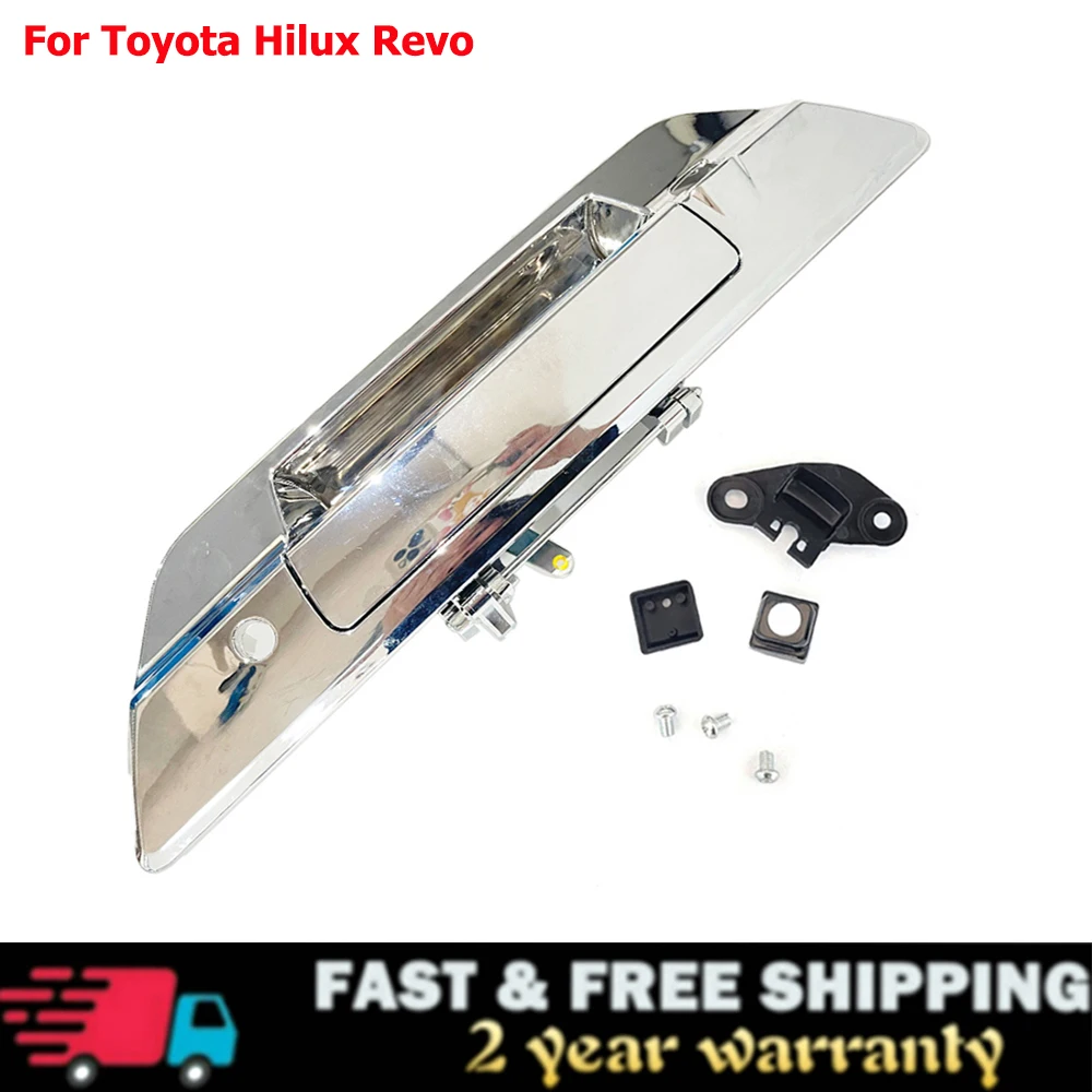 Chrome Tailgate Handle Lift Gate Open Catcher With Key Hole and Camera Hole For Toyota Hilux Revo 2015-2021 690900K350
Chrome Tailgate Handle Lift Gate Open Catcher With Key Hole and Camera Hole For Toyota Hilux Revo 2015-2021 690900K350