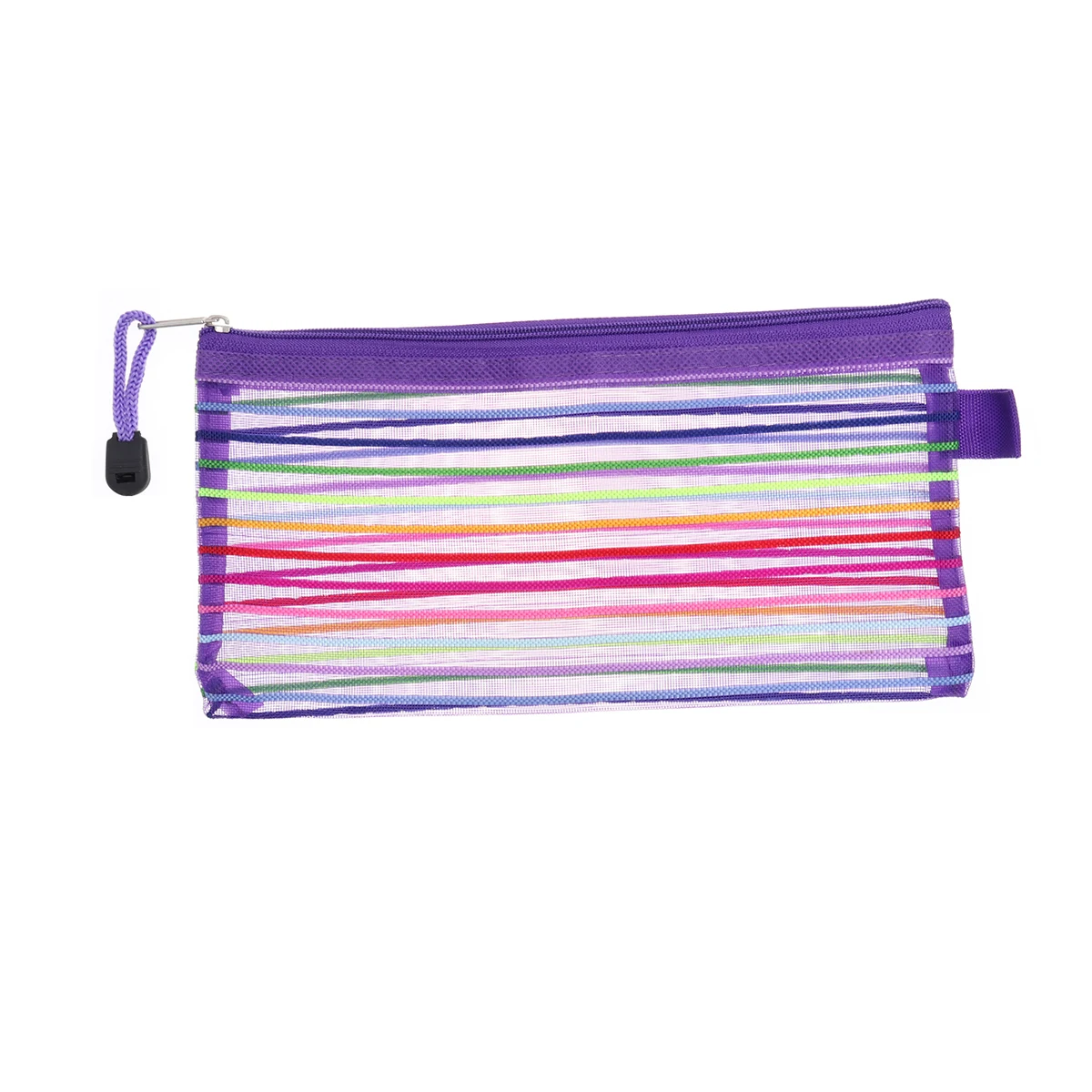 12pcs Nylon Pencil Case Mesh Storage Bag Zipper Colorful Stripe Pouch for Brush ganizer Travel School Supplies Document
12pcs Nylon Pencil Case Mesh Storage Bag Zipper Colorful Stripe Pouch for Brush ganizer Travel School Supplies Document