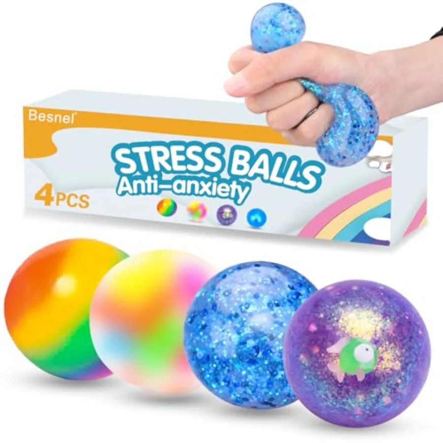 Stress Balls Set, Squishy Stress Ball, 4 Pack Squeeze Ball for Adults, Squeeze Ball for Adults Stress Relieve, Stress Relieve,
Stress Balls Set, Squishy Stress Ball, 4 Pack Squeeze Ball for Adults, Squeeze Ball for Adults Stress Relieve, Stress Relieve,