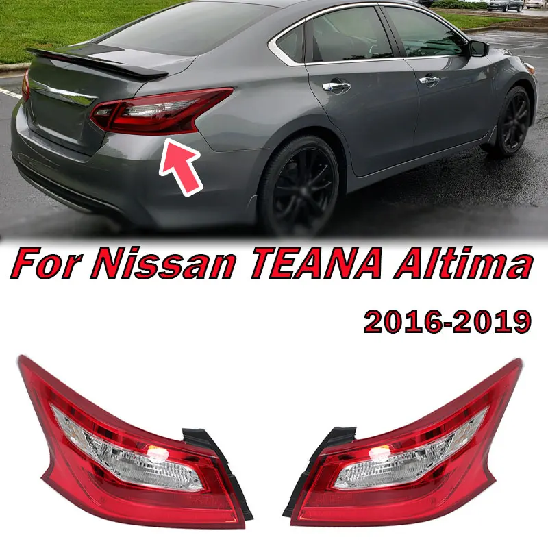 Car Outside Rear Tail Light For Nissan TEANA Altima 2016-2019 Turn SIgnal Brake Light Auto Taillight Lamp Housing Without Bulb
Car Outside Rear Tail Light For Nissan TEANA Altima 2016-2019 Turn SIgnal Brake Light Auto Taillight Lamp Housing Without Bulb