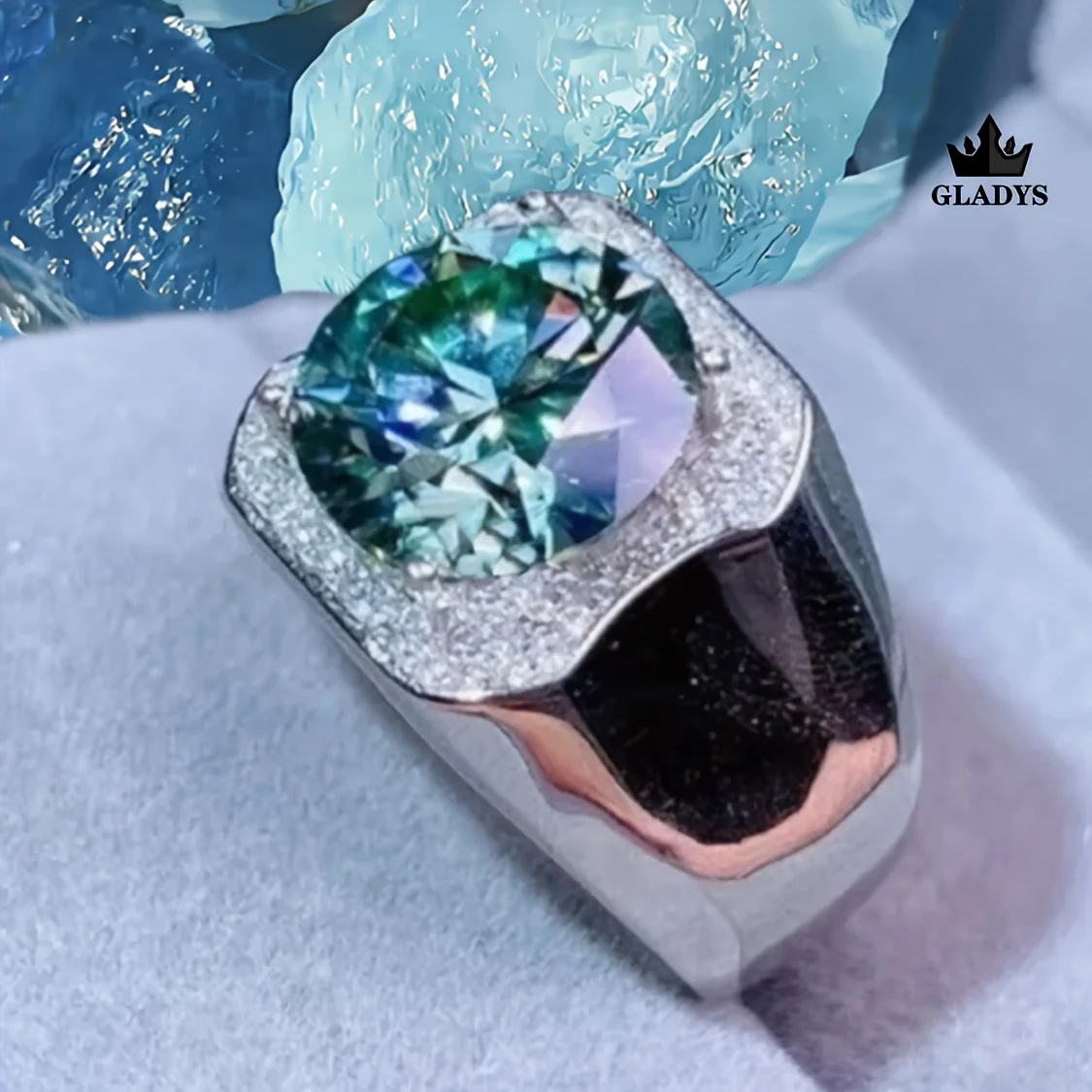 1 шт. Серебряное кольцо S925, инкрустированное 5 карат муассанита, с ретро-элегантностью и современной простотой. Идеально в качестве ги на день рождения
1 шт. Серебряное кольцо S925, инкрустированное 5 карат муассанита, с ретро-элегантностью и современной простотой. Идеально в качестве ги на день рождения