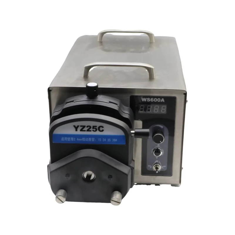 Industrial peristaltic pumps for accurate fluid delivery stoichiometry and laboratory use
Industrial peristaltic pumps for accurate fluid delivery stoichiometry and laboratory use