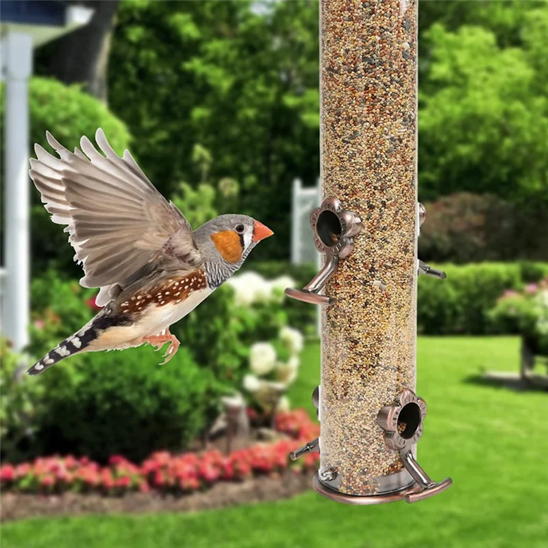 AK25-Wild Bird Hanging Feeder Tubular Anti-Rust Outdoor Garden Decor Bird Feeders Tray Birdhouse Pet Water Feeders Food
AK25-Wild Bird Hanging Feeder Tubular Anti-Rust Outdoor Garden Decor Bird Feeders Tray Birdhouse Pet Water Feeders Food