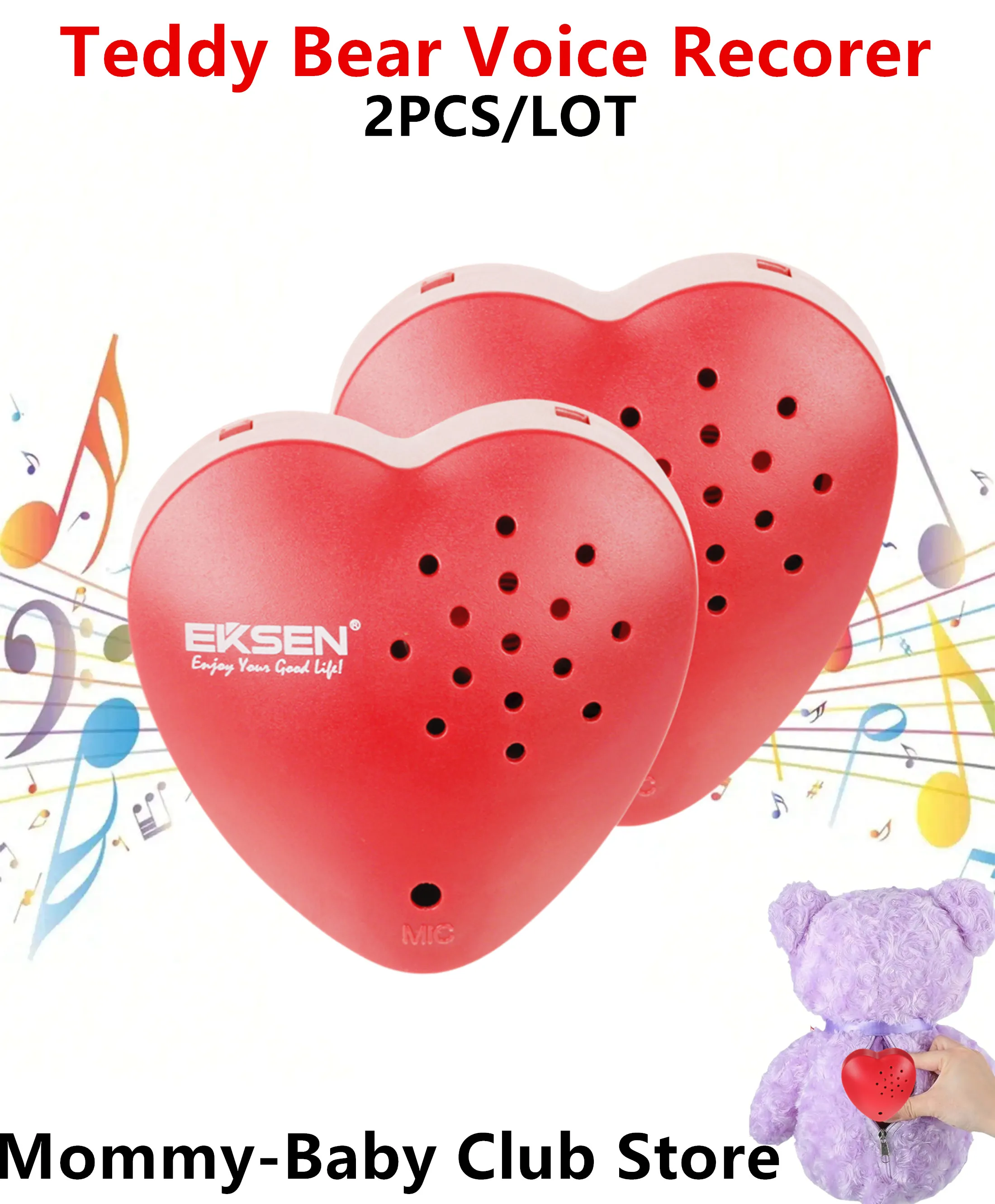 2Pcs Plush Bear voice recorder Cartoon Bear Voice Box Plush Toy Voice Box Music Speaker Doll Recorder Kids Gift Doll Accessories
2Pcs Plush Bear voice recorder Cartoon Bear Voice Box Plush Toy Voice Box Music Speaker Doll Recorder Kids Gift Doll Accessories