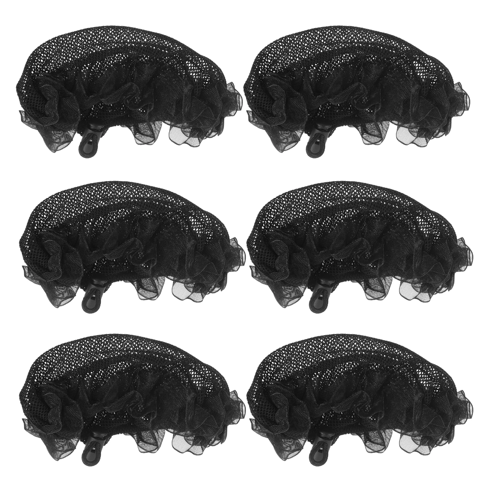 6 pcs Black Elastic Bun Hair Net for Women Girls Ballet Skating Gymnastics Breathable Mesh Decorative Lace Hairnets Performers
6 pcs Black Elastic Bun Hair Net for Women Girls Ballet Skating Gymnastics Breathable Mesh Decorative Lace Hairnets Performers