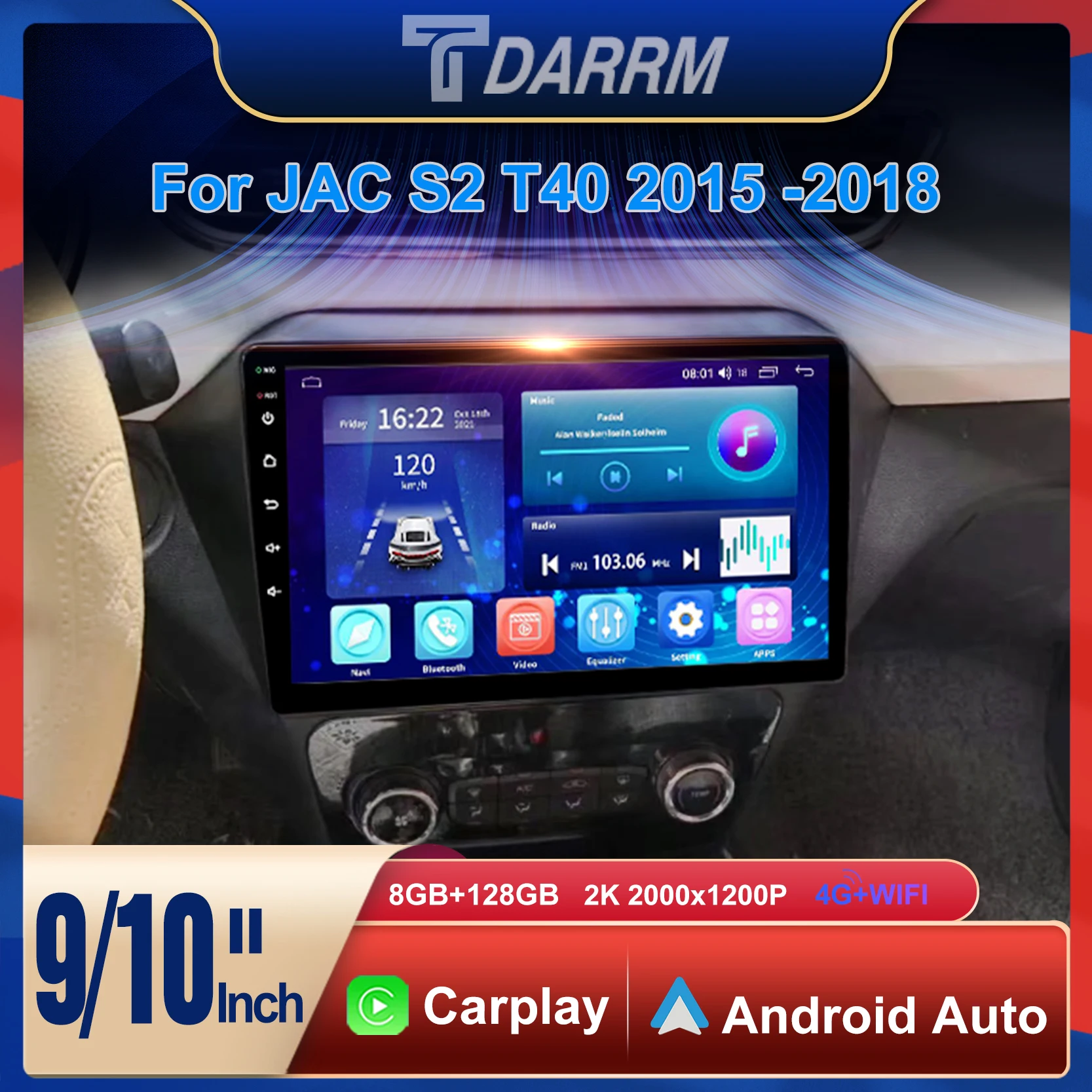 Android 12 Automotivo Multimedia Screen For JAC S2 T40 2015 -2018 Car Screen Radio Stereo Carplay Navigation Player
Android 12 Automotivo Multimedia Screen For JAC S2 T40 2015 -2018 Car Screen Radio Stereo Carplay Navigation Player