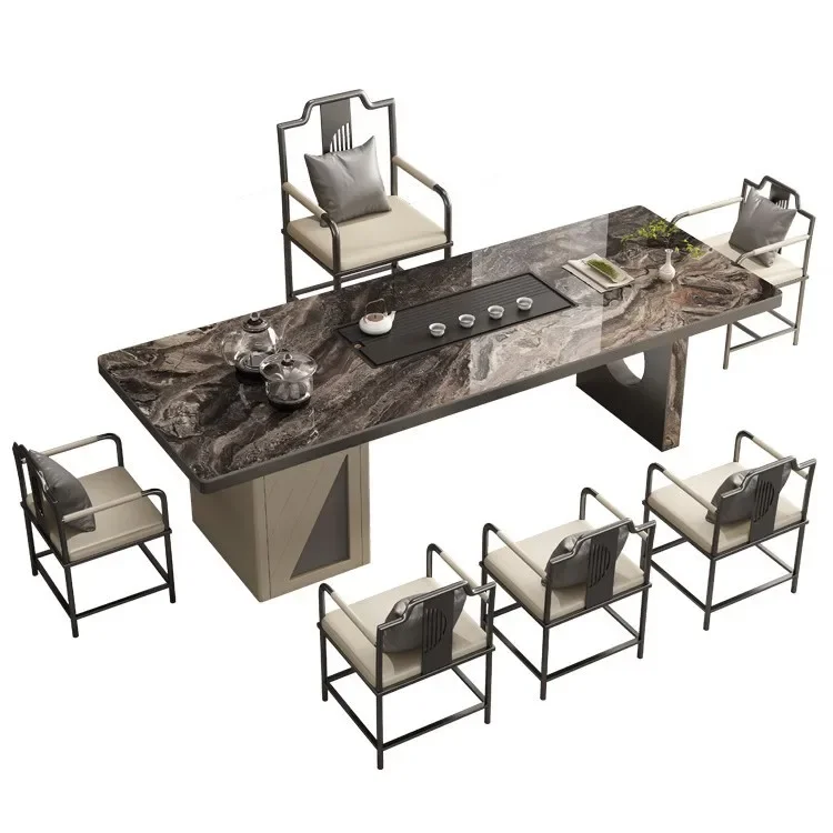 Slate, tea table, new, tea table, light luxury, modern, high end, tea table office
Slate, tea table, new, tea table, light luxury, modern, high end, tea table office