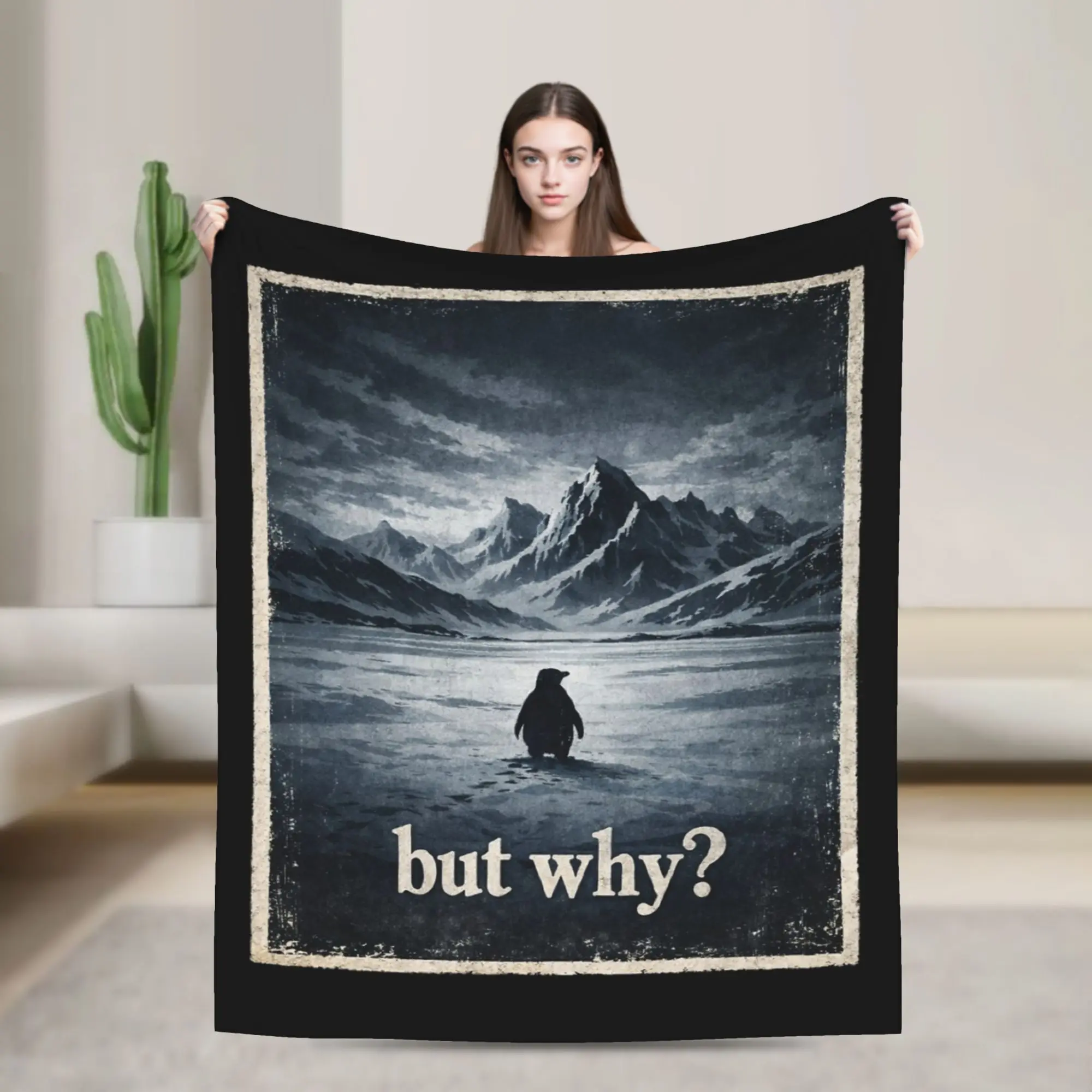 Nihilist Penguin But Why Viral Meme Graphic Fuzzy Blanket Custom Throw Blankets for Home Hotel Sofa 150*125cm Plush Thin Quilt
Nihilist Penguin But Why Viral Meme Graphic Fuzzy Blanket Custom Throw Blankets for Home Hotel Sofa 150*125cm Plush Thin Quilt