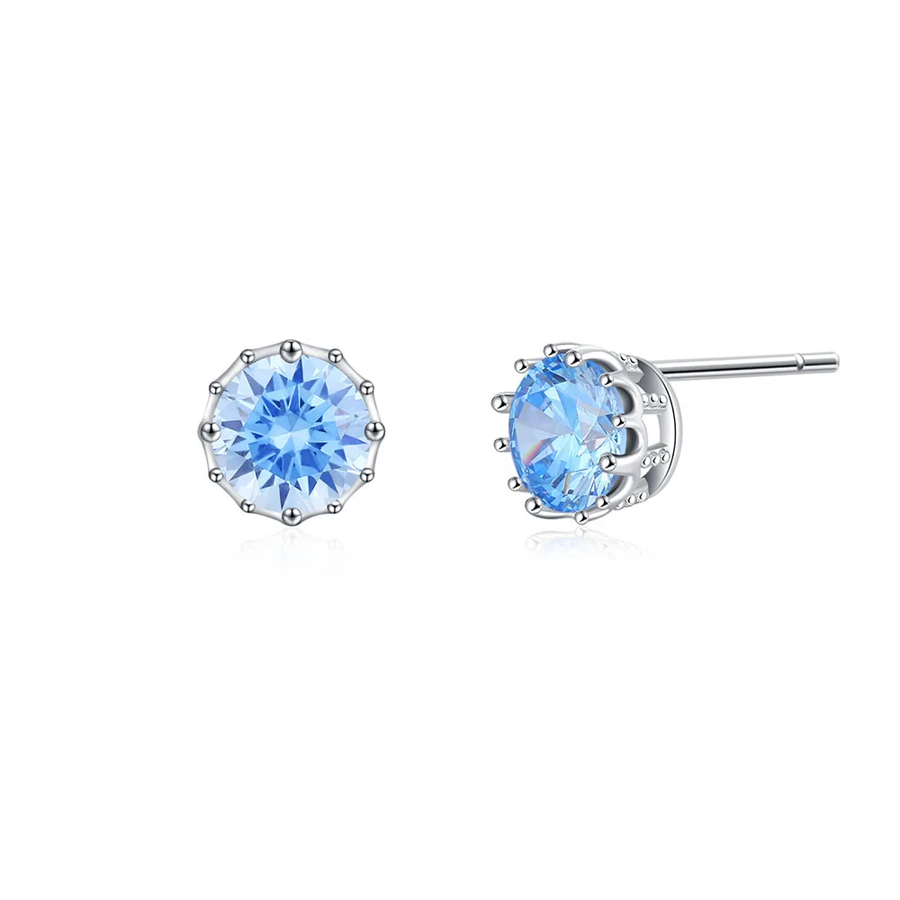 Apexelle Brand Fashion Jewelry 925 Sterling Silver Ear Earring Sea Blue Zircon Stud Earrings For Women Simple Jewelry
Apexelle Brand Fashion Jewelry 925 Sterling Silver Ear Earring Sea Blue Zircon Stud Earrings For Women Simple Jewelry