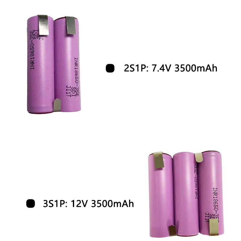 12V US18650 Battery 3000mAh 30amps for 12.6v Screwdriver Battery Weld Soldering Strip 3S1P 12.6v Battery Pack
12V US18650 Battery 3000mAh 30amps for 12.6v Screwdriver Battery Weld Soldering Strip 3S1P 12.6v Battery Pack