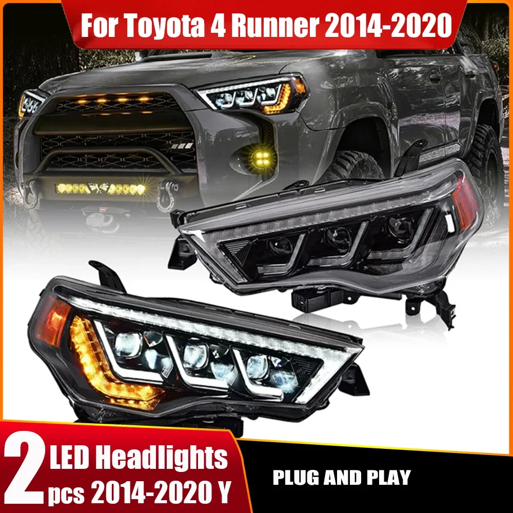 Автомобильный фонарь для Toyota 4Runner 2014-2021, светодиодная автофара, новое обновление Lexus, горячая распродажа, стильный проектор, аксессуары с четырьмя линзами
Автомобильный фонарь для Toyota 4Runner 2014-2021, светодиодная автофара, новое обновление Lexus, горячая распродажа, стильный проектор, аксессуары с четырьмя линзами