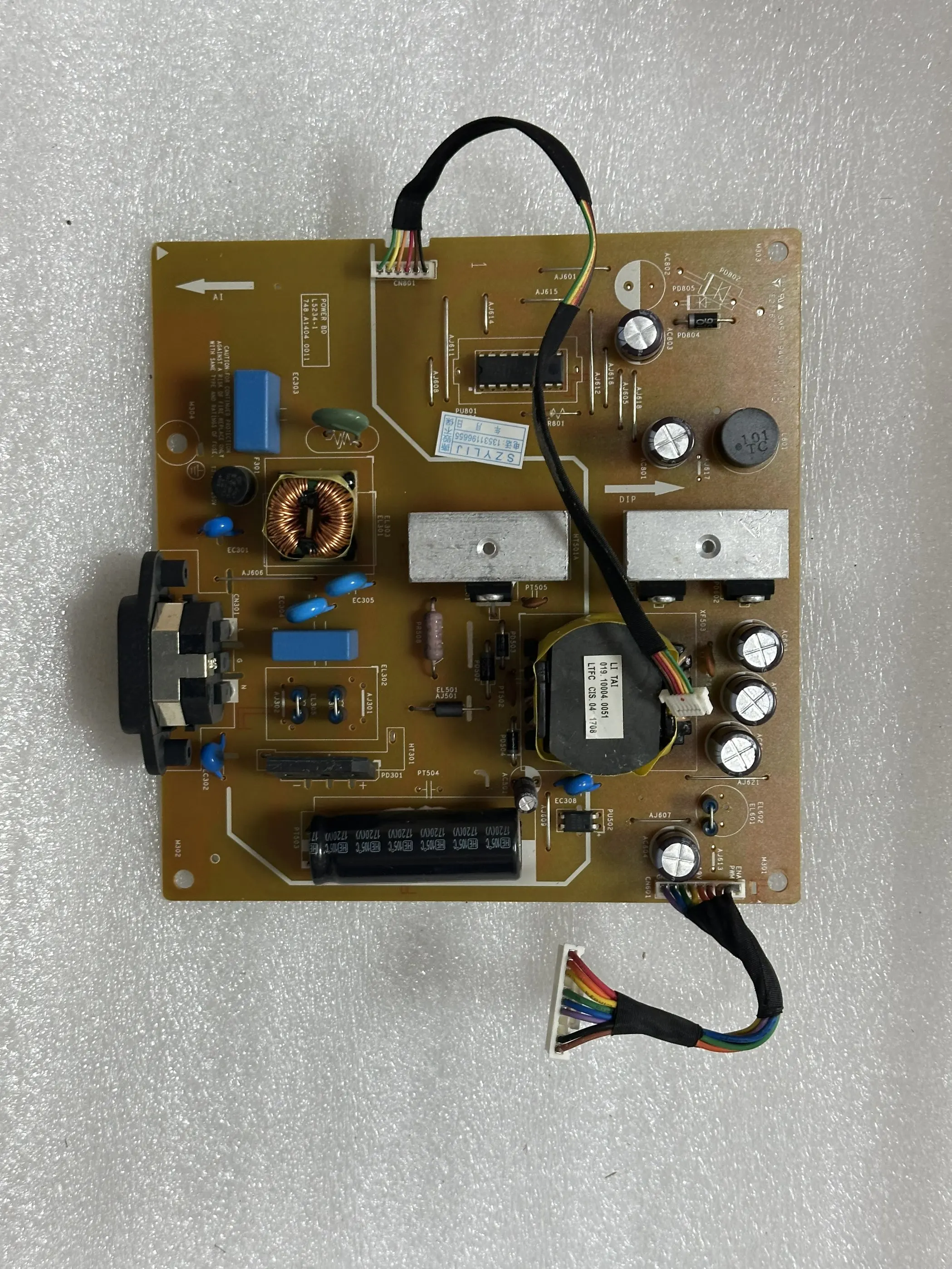 SZYLIJ Good quality for U2417H U2417HT power board L5234-1 748.A1404.0011
SZYLIJ Good quality for U2417H U2417HT power board L5234-1 748.A1404.0011