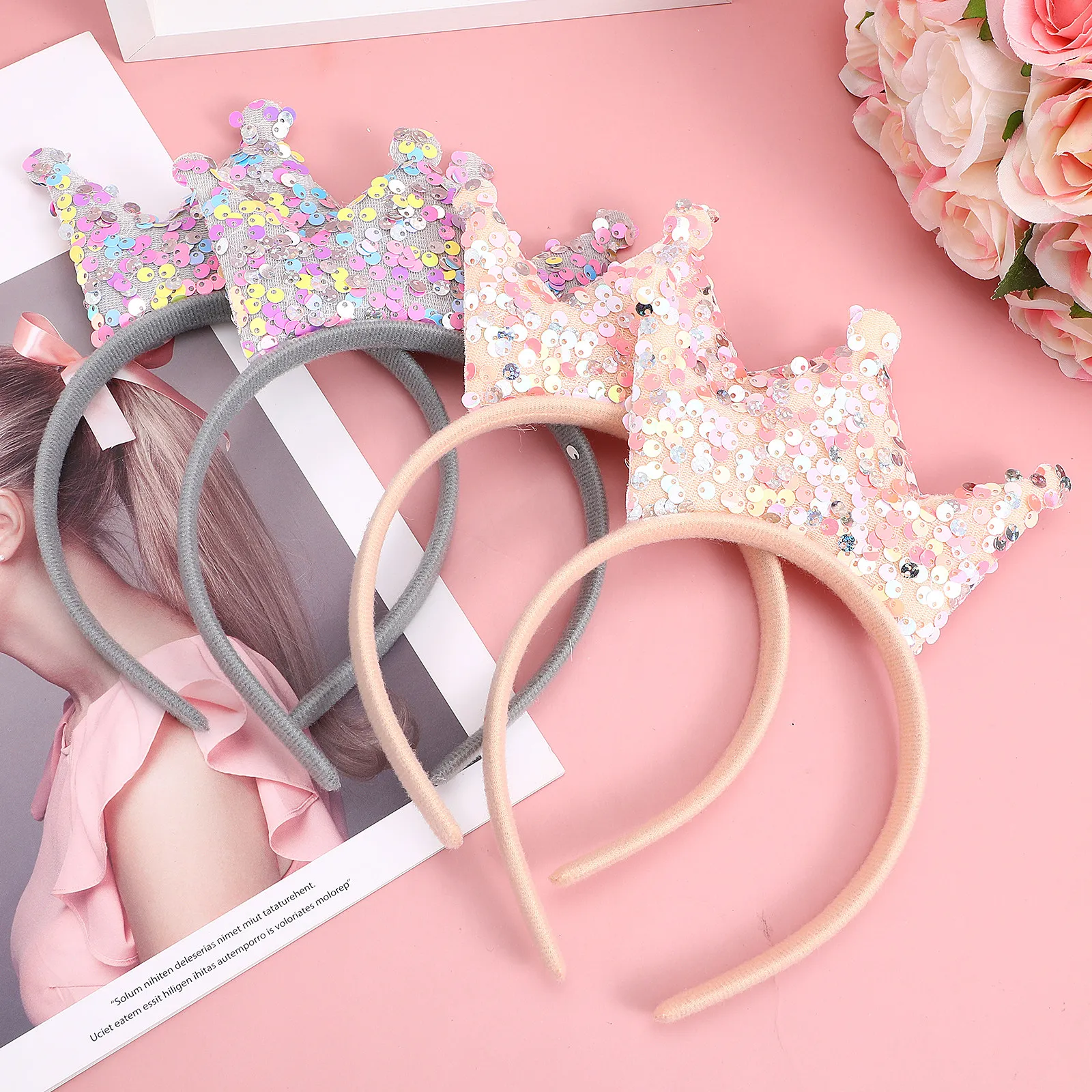 12Pcs Shiny Crown Headbands for Sequin Glitter Hairbands Party Birthday Hair Accessories Decorative Hairbands Cute
12Pcs Shiny Crown Headbands for Sequin Glitter Hairbands Party Birthday Hair Accessories Decorative Hairbands Cute