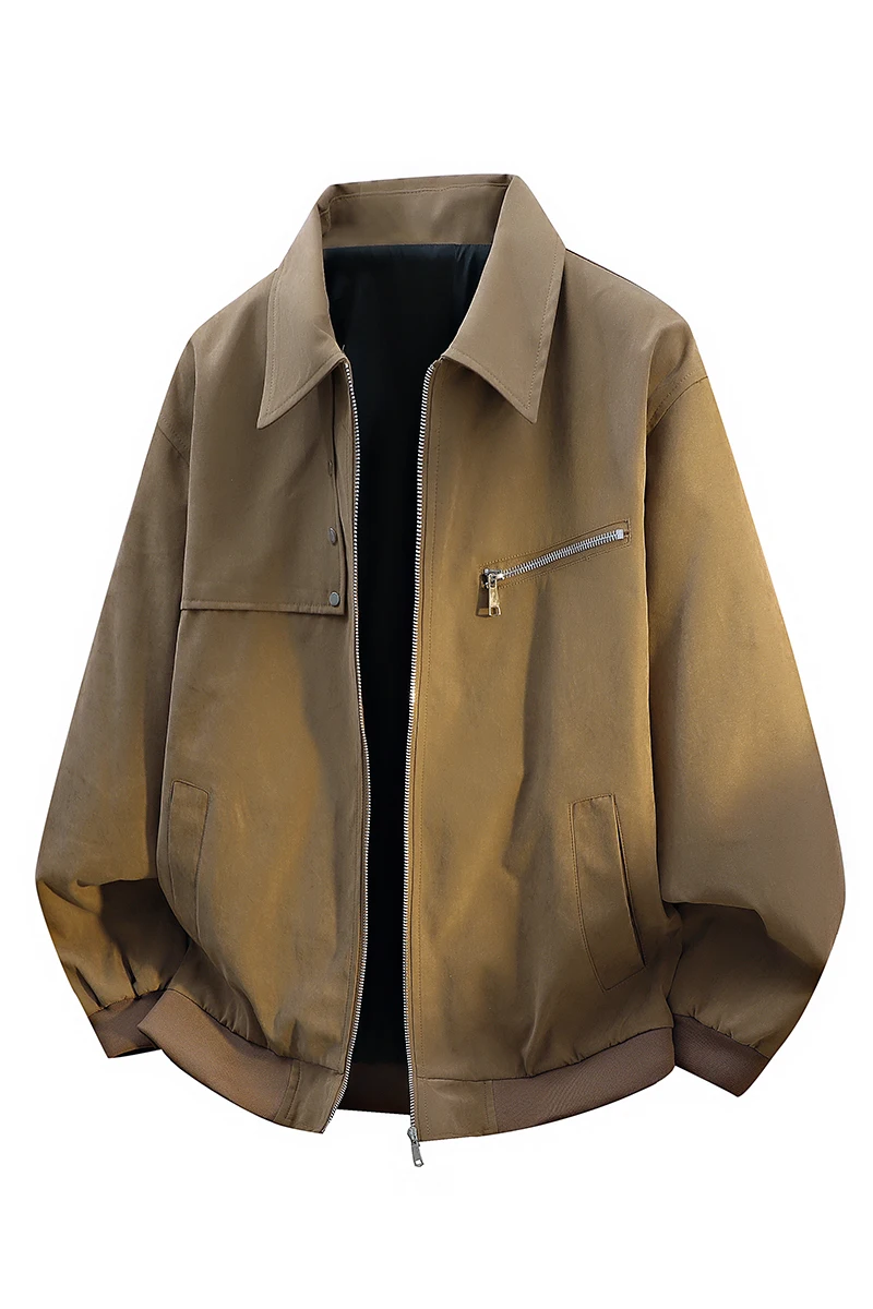 2026 New Trend Turn-down Collar Men Jackets Loose Casual All-match Male Clothes Comfortable Breathable Outerwear Outdoor Quality
2026 New Trend Turn-down Collar Men Jackets Loose Casual All-match Male Clothes Comfortable Breathable Outerwear Outdoor Quality