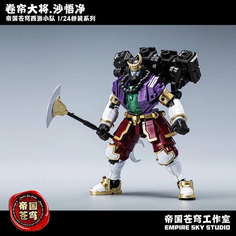 Модная собранная модель Mecha Journey to the West Sha Wujing 1/24 (Мороз Дракон), масштаб 1/24/матовая ледяная голубая краска, ПВХ
Модная собранная модель Mecha Journey to the West Sha Wujing 1/24 (Мороз Дракон), масштаб 1/24/матовая ледяная голубая краска, ПВХ