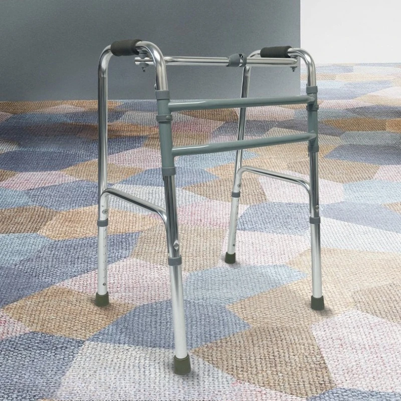 Foldable Aluminum Walker for Elderly Rehabilitation with Adjustable Height Anti Slip Handles and One Click Folding Design
Foldable Aluminum Walker for Elderly Rehabilitation with Adjustable Height Anti Slip Handles and One Click Folding Design