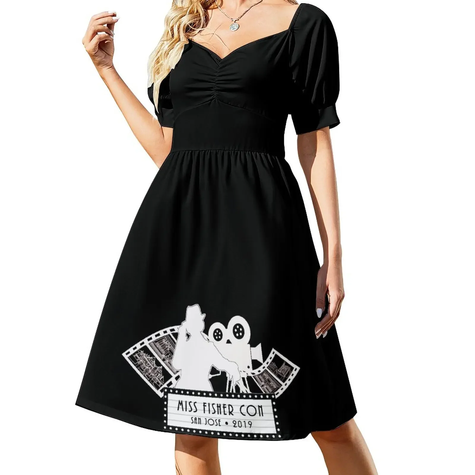 Lights, Camera, Action! Reverse for Dark Colors Short-Sleeved Dress Casual dresses ceremony dresses
Lights, Camera, Action! Reverse for Dark Colors Short-Sleeved Dress Casual dresses ceremony dresses