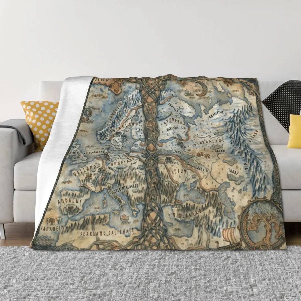 Midgard (Gods of the Ragnarok Era) Throw Blanket Extra Large Throw anime Flannels warm winter Blankets
Midgard (Gods of the Ragnarok Era) Throw Blanket Extra Large Throw anime Flannels warm winter Blankets
