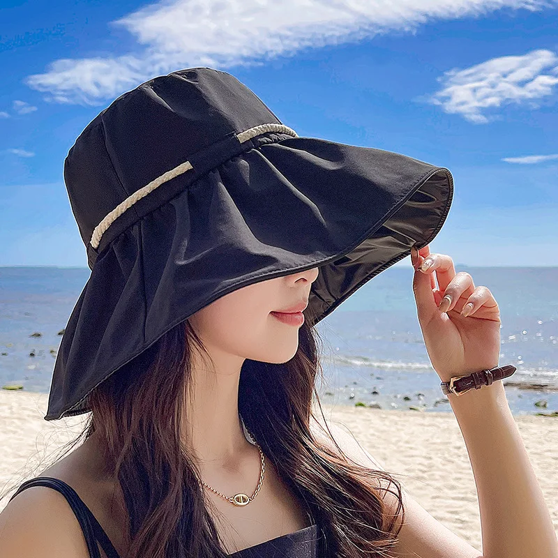 2022 New Hat Female Summer Fisherman Hats Female Korean Version UV Protection Beach Cap Travel Big Edge Sun Caps Female
2022 New Hat Female Summer Fisherman Hats Female Korean Version UV Protection Beach Cap Travel Big Edge Sun Caps Female