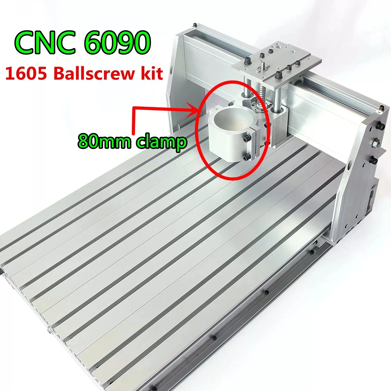 6090 Full Aluminum Frame With 80mm Clamp Fixture CNC Kit Engraving Router Milling Machine
6090 Full Aluminum Frame With 80mm Clamp Fixture CNC Kit Engraving Router Milling Machine