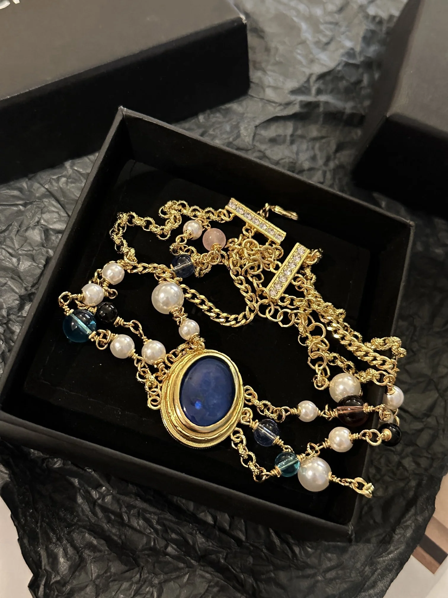 Stylish colorful beads exquisite vintage elegant court style short necklace
Stylish colorful beads exquisite vintage elegant court style short necklace