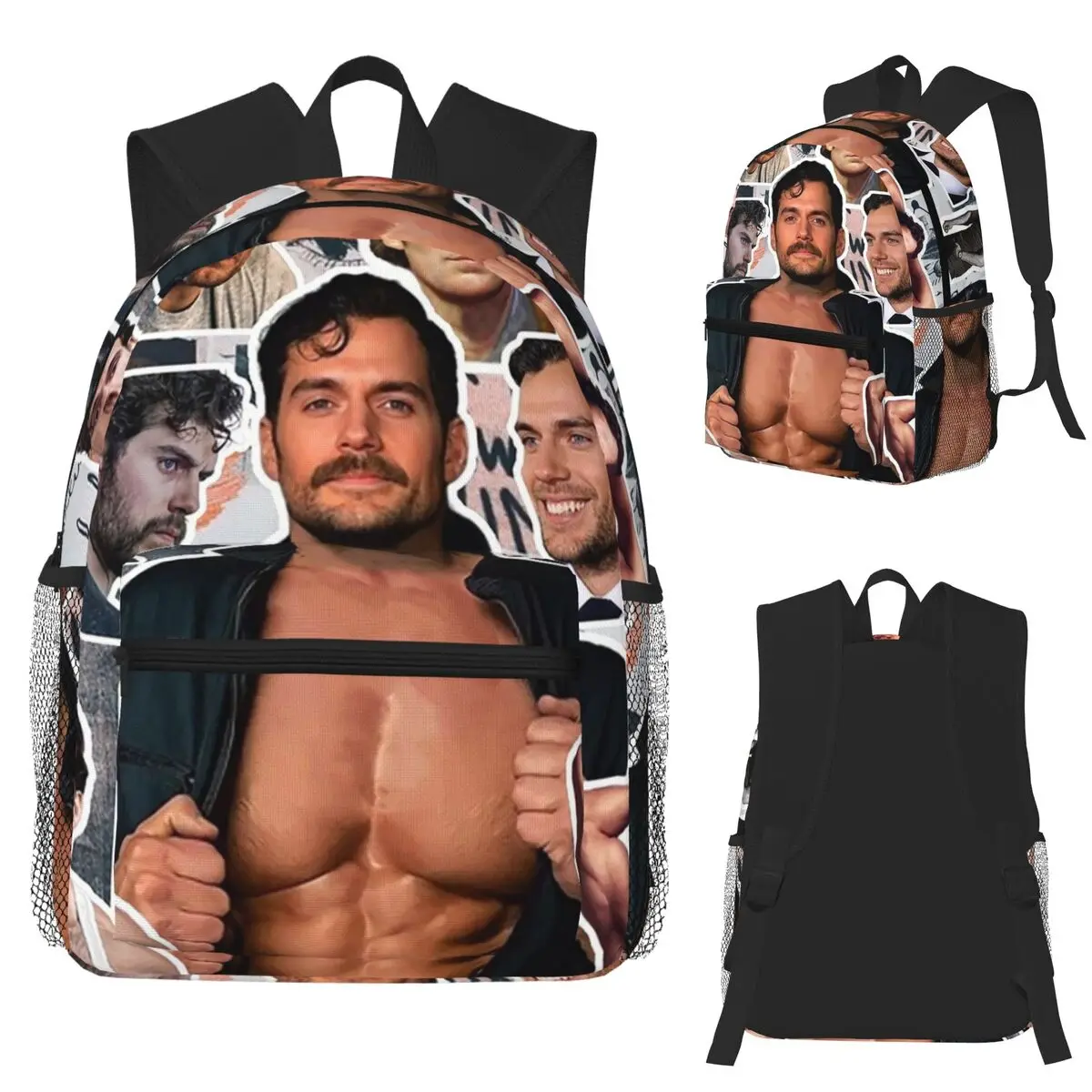 Henry Cavill Photo Collage Student Backpack School Bag Hiking Travel Daypack for Boys Girls Bookbag Shoulder Bags
Henry Cavill Photo Collage Student Backpack School Bag Hiking Travel Daypack for Boys Girls Bookbag Shoulder Bags
