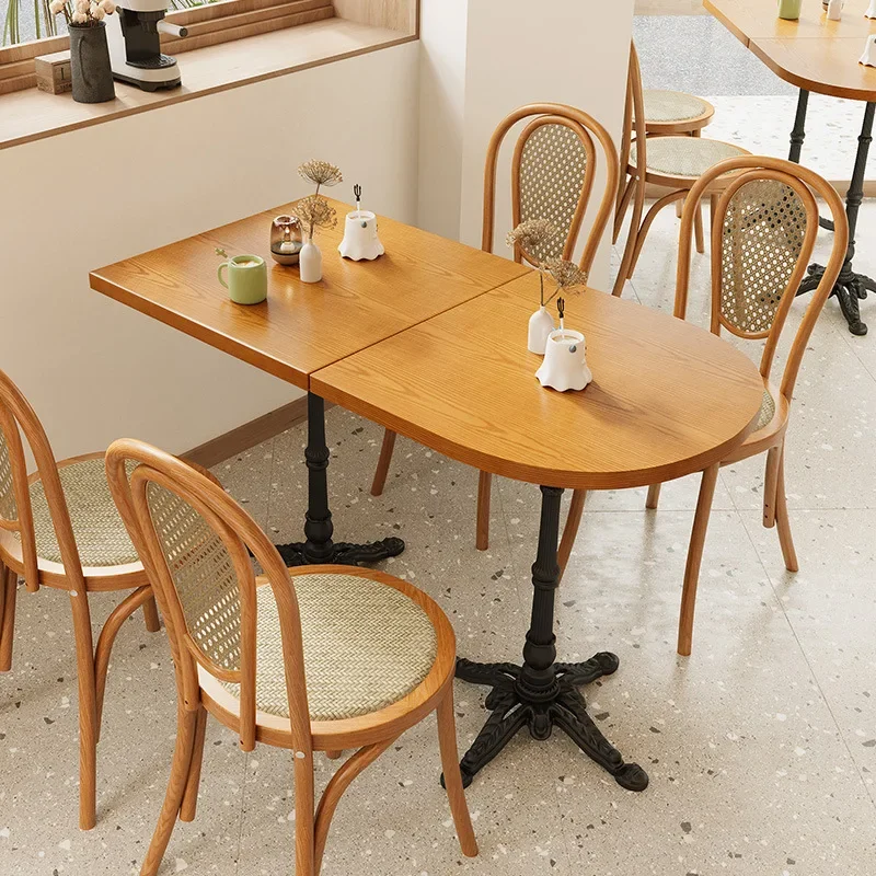 Baking cake shop commercial chair dessert milk tea shop table and chair combination
Baking cake shop commercial chair dessert milk tea shop table and chair combination