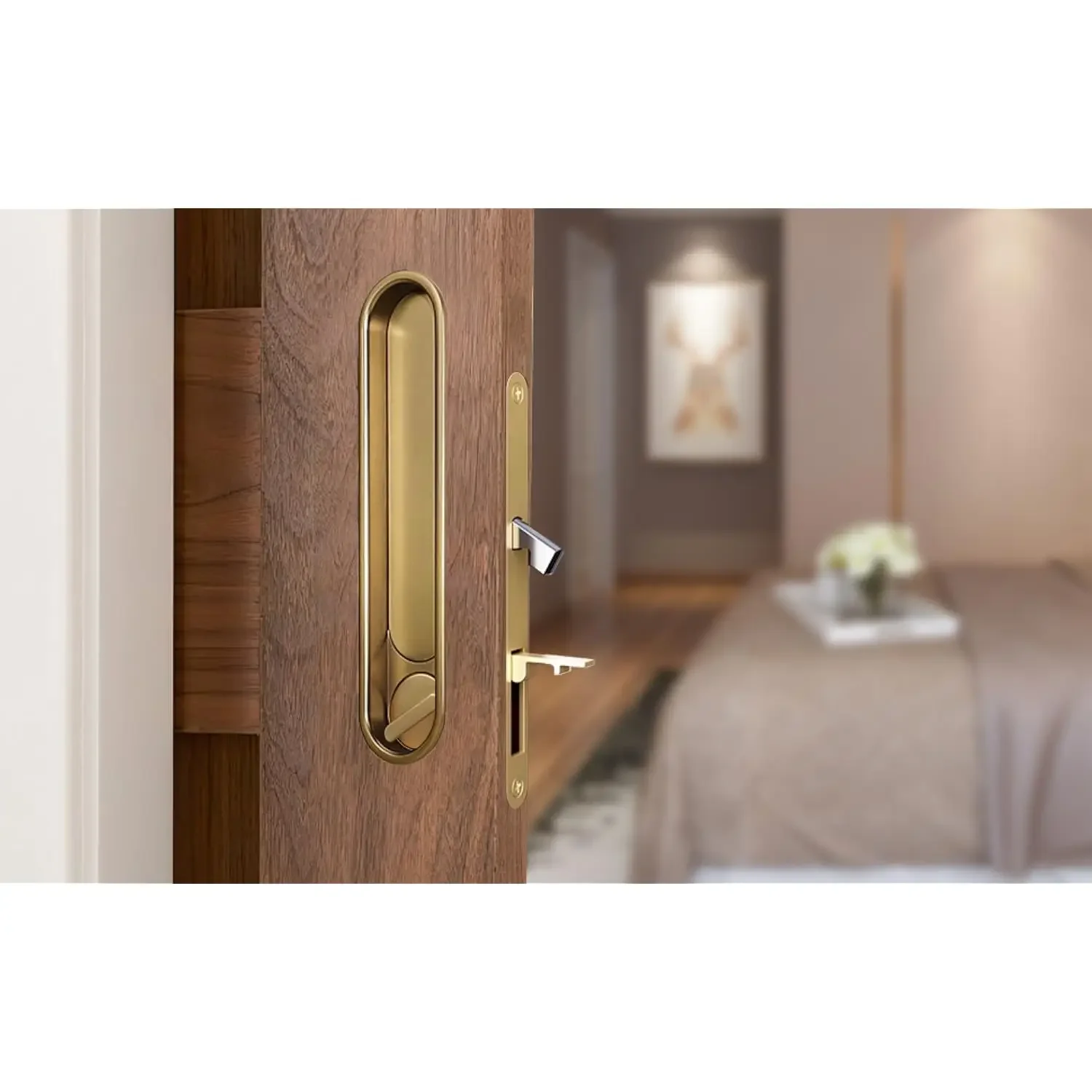 Hardware Simple Recessed Sliding Door Lock with Door Edge Metal Sliding Door Lock Hardware Privacy Pocket Door Lock
Hardware Simple Recessed Sliding Door Lock with Door Edge Metal Sliding Door Lock Hardware Privacy Pocket Door Lock