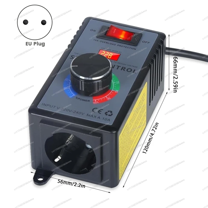 230V AC Frequency Converter – Single Phase Motor Speed Controller, 220V 10A 4000W with EU Plug
230V AC Frequency Converter – Single Phase Motor Speed Controller, 220V 10A 4000W with EU Plug
