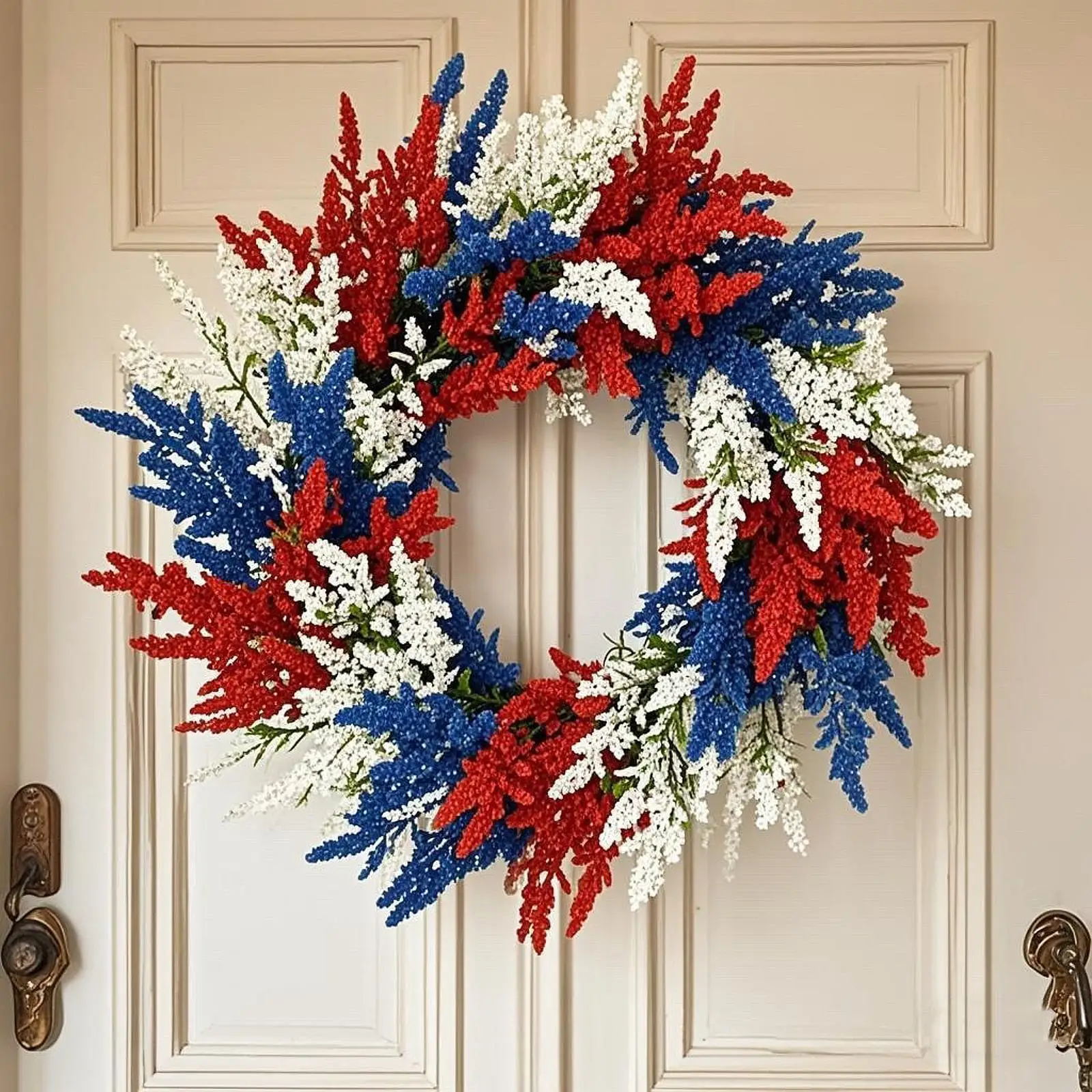 Patriotic Wreath Decorative Holiday Decoration for Window Indoor Living Room
Patriotic Wreath Decorative Holiday Decoration for Window Indoor Living Room
