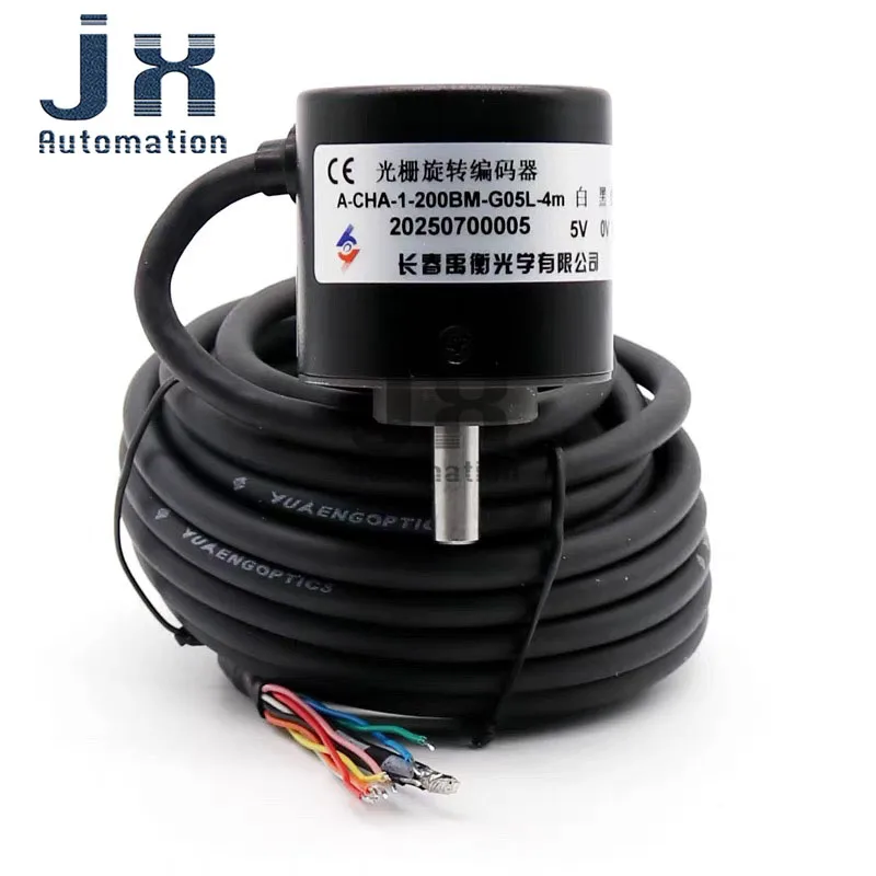 Changchun YUHENG A-CHA-1-200BM-G05L Incremental Grating Rotary Encoder 4m Cable for Machine Tool And Servo Motor
Changchun YUHENG A-CHA-1-200BM-G05L Incremental Grating Rotary Encoder 4m Cable for Machine Tool And Servo Motor