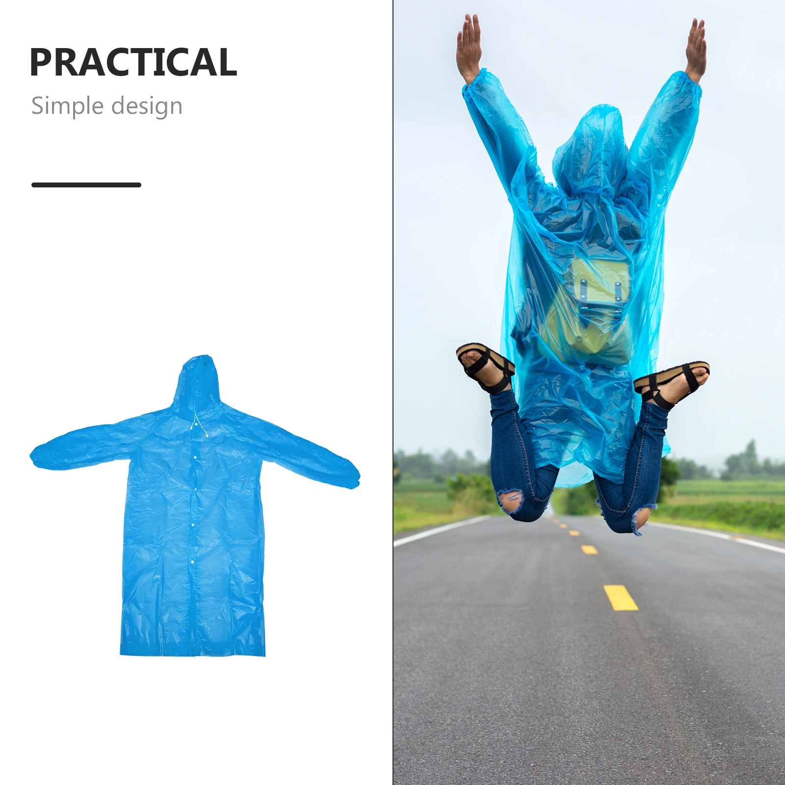 Rainproof Poncho Emergency Coat for Women Protection Women's Raincoat Long Tomorrow
Rainproof Poncho Emergency Coat for Women Protection Women's Raincoat Long Tomorrow