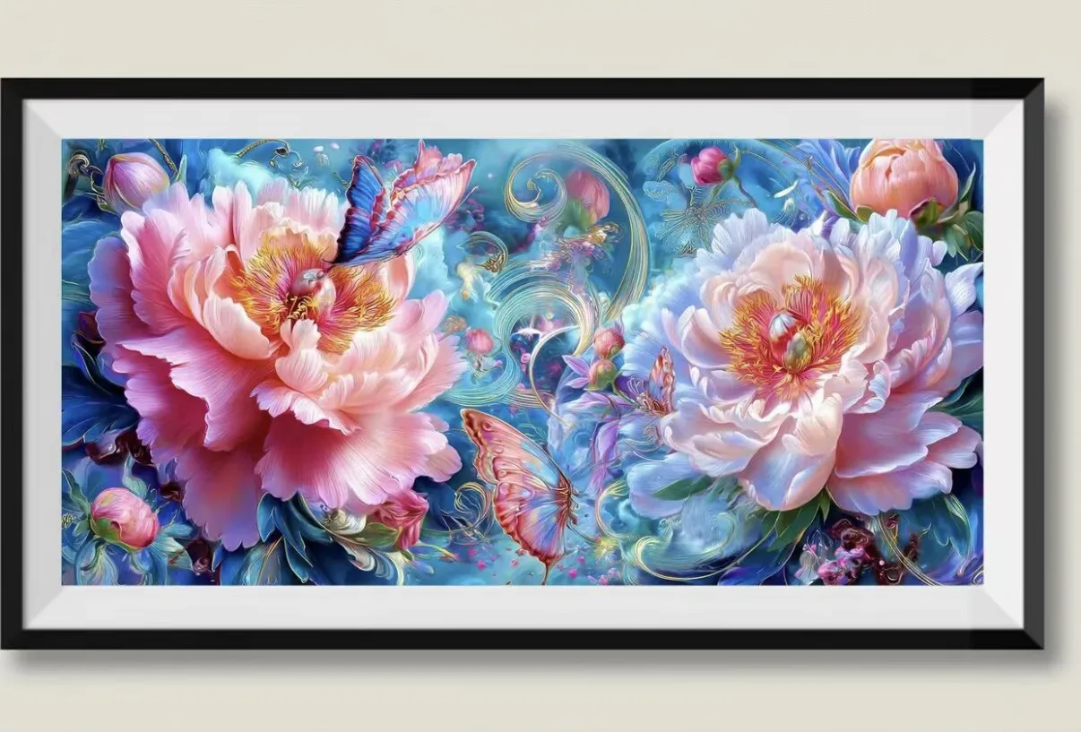 9ct 100x60cm Peony Butterfly Cross Stitch Embroidery DIY Printed Kits Needlework Set Home Decor Crafts With Needles New
9ct 100x60cm Peony Butterfly Cross Stitch Embroidery DIY Printed Kits Needlework Set Home Decor Crafts With Needles New