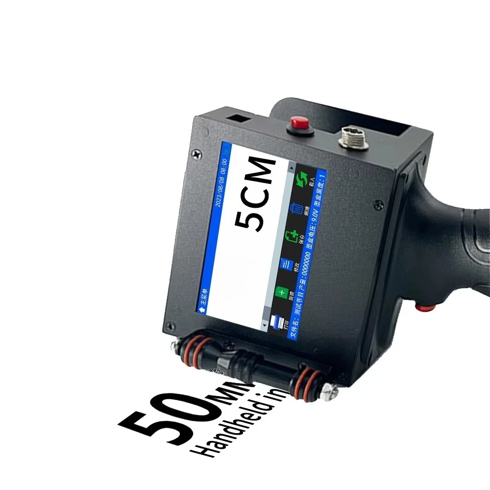 Handheld 50mm Large Font Coding Machine Inkjet Printers Provided Automatic Label Print Color Inkjet Printers Hand Held Full C
Handheld 50mm Large Font Coding Machine Inkjet Printers Provided Automatic Label Print Color Inkjet Printers Hand Held Full C