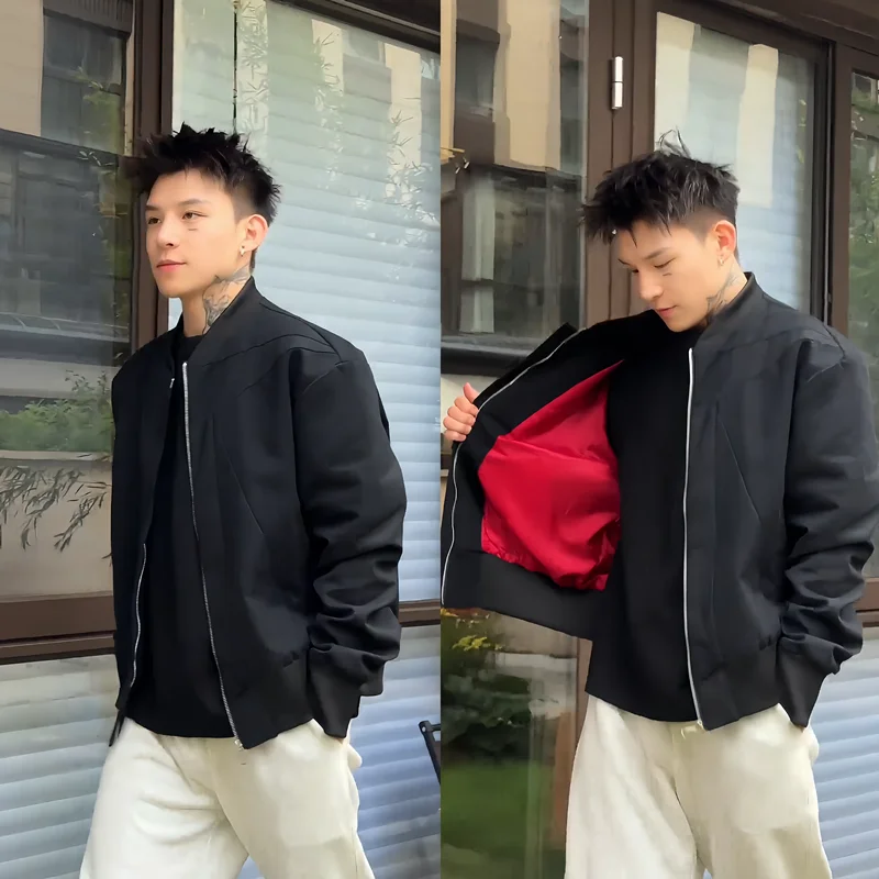 Повседневная мужская легкая куртка свободного кроя с бейсбольным воротником, серебристая, для весны и осени, утепленная
Повседневная мужская легкая куртка свободного кроя с бейсбольным воротником, серебристая, для весны и осени, утепленная