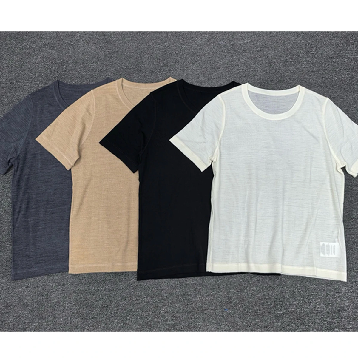 Dave&Di Nordic Minimalist Cashmere Summer T-shirt Solid Color Round Neck Basic T-shirt For Women Top
Dave&Di Nordic Minimalist Cashmere Summer T-shirt Solid Color Round Neck Basic T-shirt For Women Top