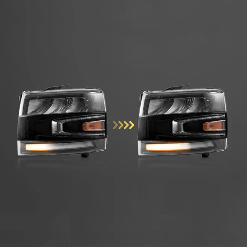 Car Headlight Assembly Dynamic Streamer Turn Signal LED Daytime Running Light For Chevrolet Silverado 1500 2500HD 3500HD 07-13
Car Headlight Assembly Dynamic Streamer Turn Signal LED Daytime Running Light For Chevrolet Silverado 1500 2500HD 3500HD 07-13