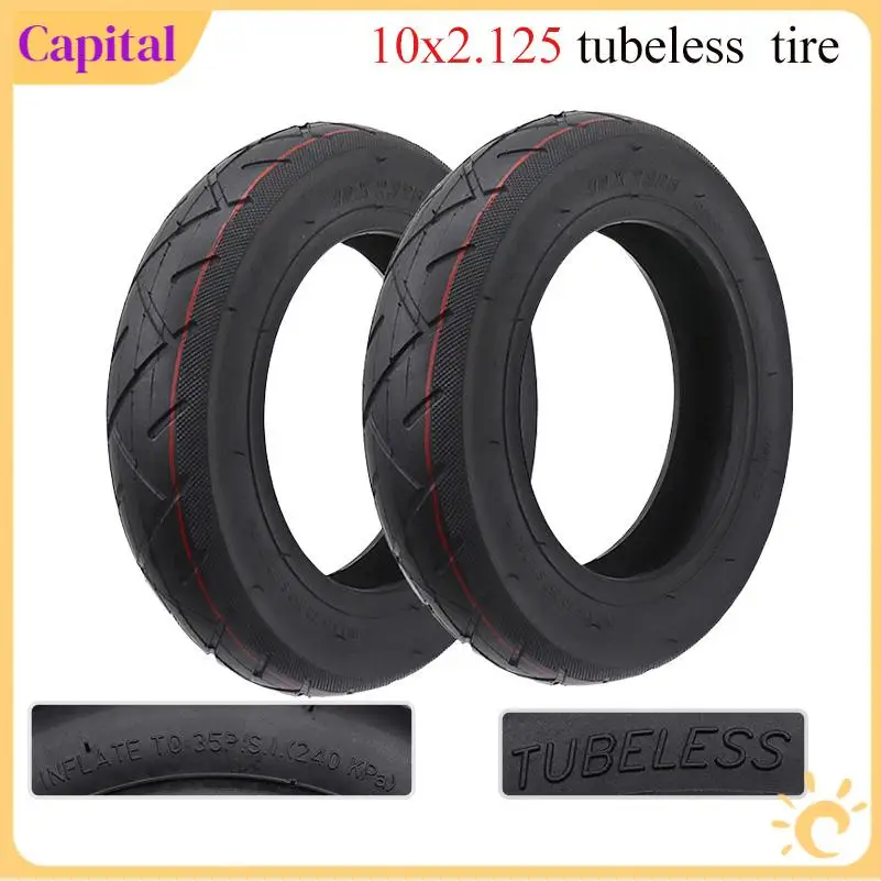 10 inch 10x2.125 tubeless tire suitable for Ninebot F20/F30/F40 tire replacement parts
10 inch 10x2.125 tubeless tire suitable for Ninebot F20/F30/F40 tire replacement parts