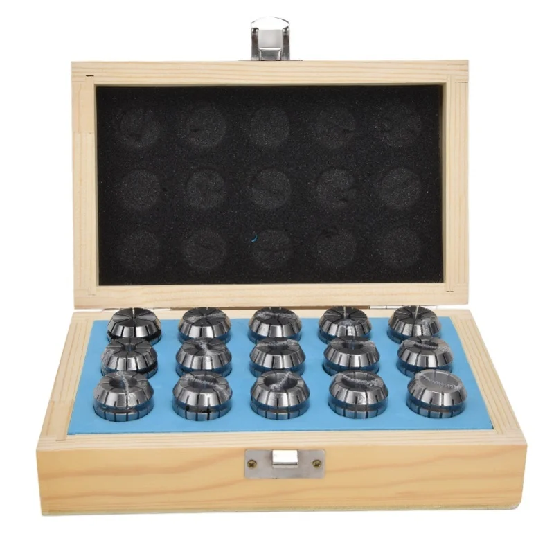 15Pcs ER25 Spring Collet High Accuracy Carbon Steel Chuck CNC Engraving Machine Parts 2-16mm
15Pcs ER25 Spring Collet High Accuracy Carbon Steel Chuck CNC Engraving Machine Parts 2-16mm