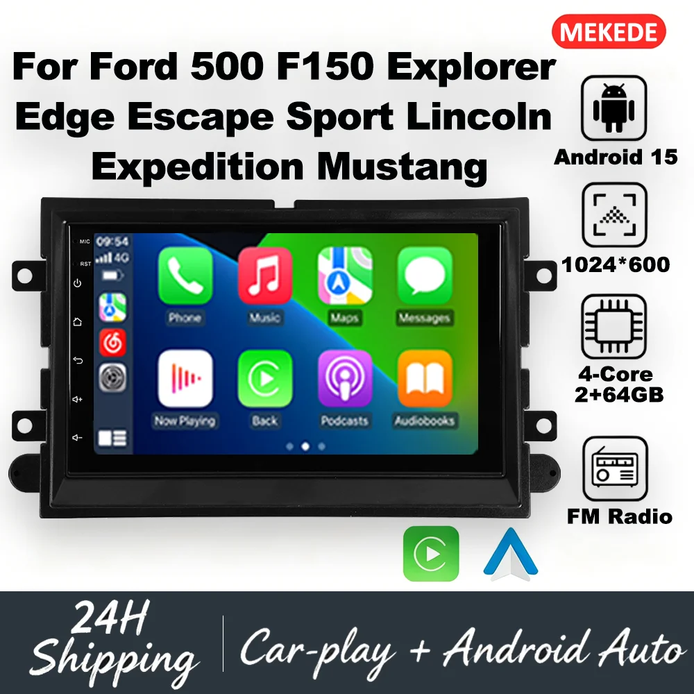 Android 15 Carplay Car Radio GPS Multimedia For Ford F350 500 F150 Explorer Edge Escape Sport Mercury Lincoln Expedition Mustang
Android 15 Carplay Car Radio GPS Multimedia For Ford F350 500 F150 Explorer Edge Escape Sport Mercury Lincoln Expedition Mustang