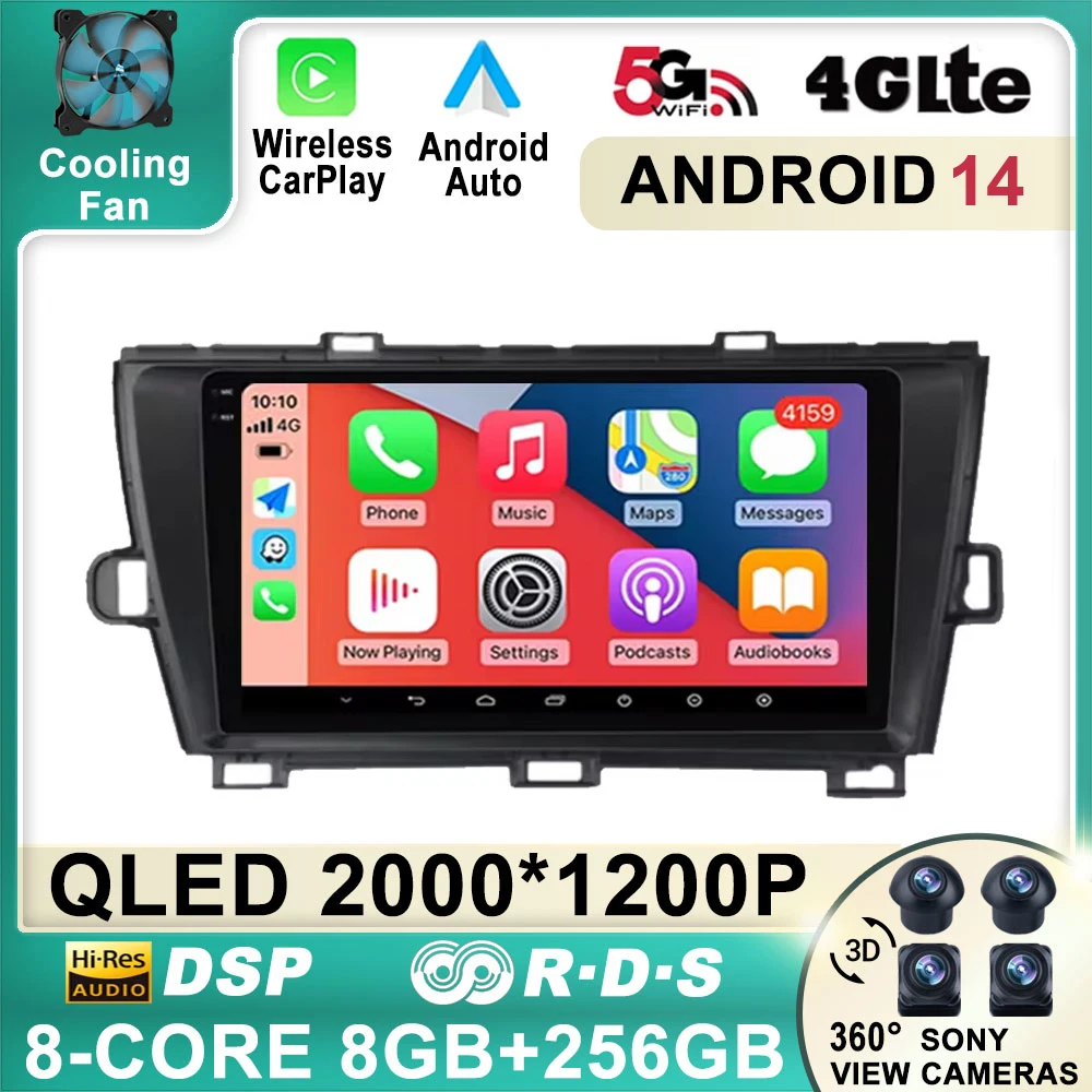 Автомобильный мультимедийный плеер, плеер на Android 14, с GPS, Wi-Fi, 4G, LTE, для Toyota Prius 2009-2015
Автомобильный мультимедийный плеер, плеер на Android 14, с GPS, Wi-Fi, 4G, LTE, для Toyota Prius 2009-2015