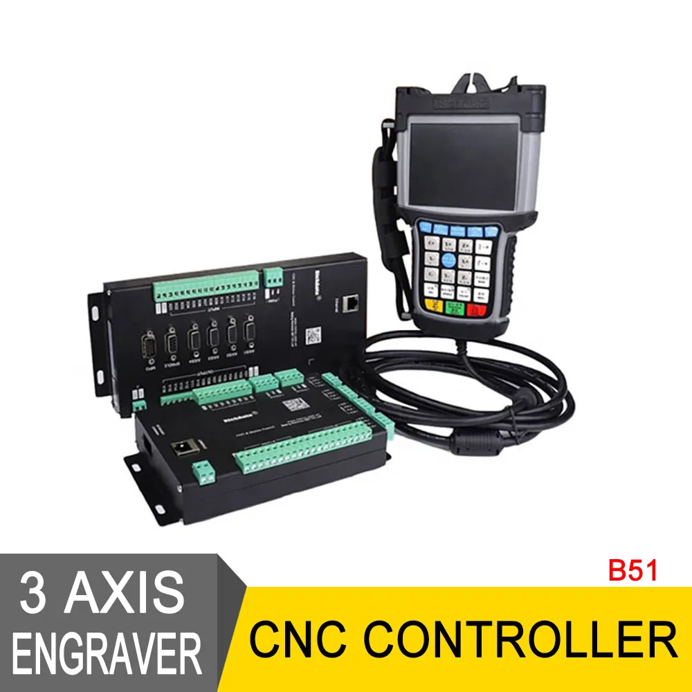 Richato B51 3 Axis 5 Inch Color Screen Remote Control DSP Controller Woodworking NC Milling Machine Handle
Richato B51 3 Axis 5 Inch Color Screen Remote Control DSP Controller Woodworking NC Milling Machine Handle